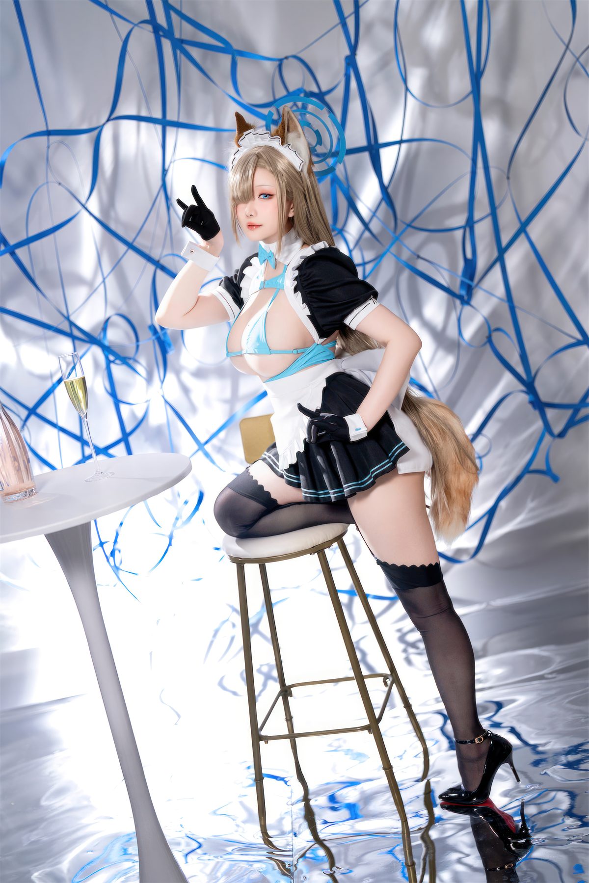 Coser@星之迟迟Hoshilily – 2023年12月计划C – 明日奈同人女仆 Part1