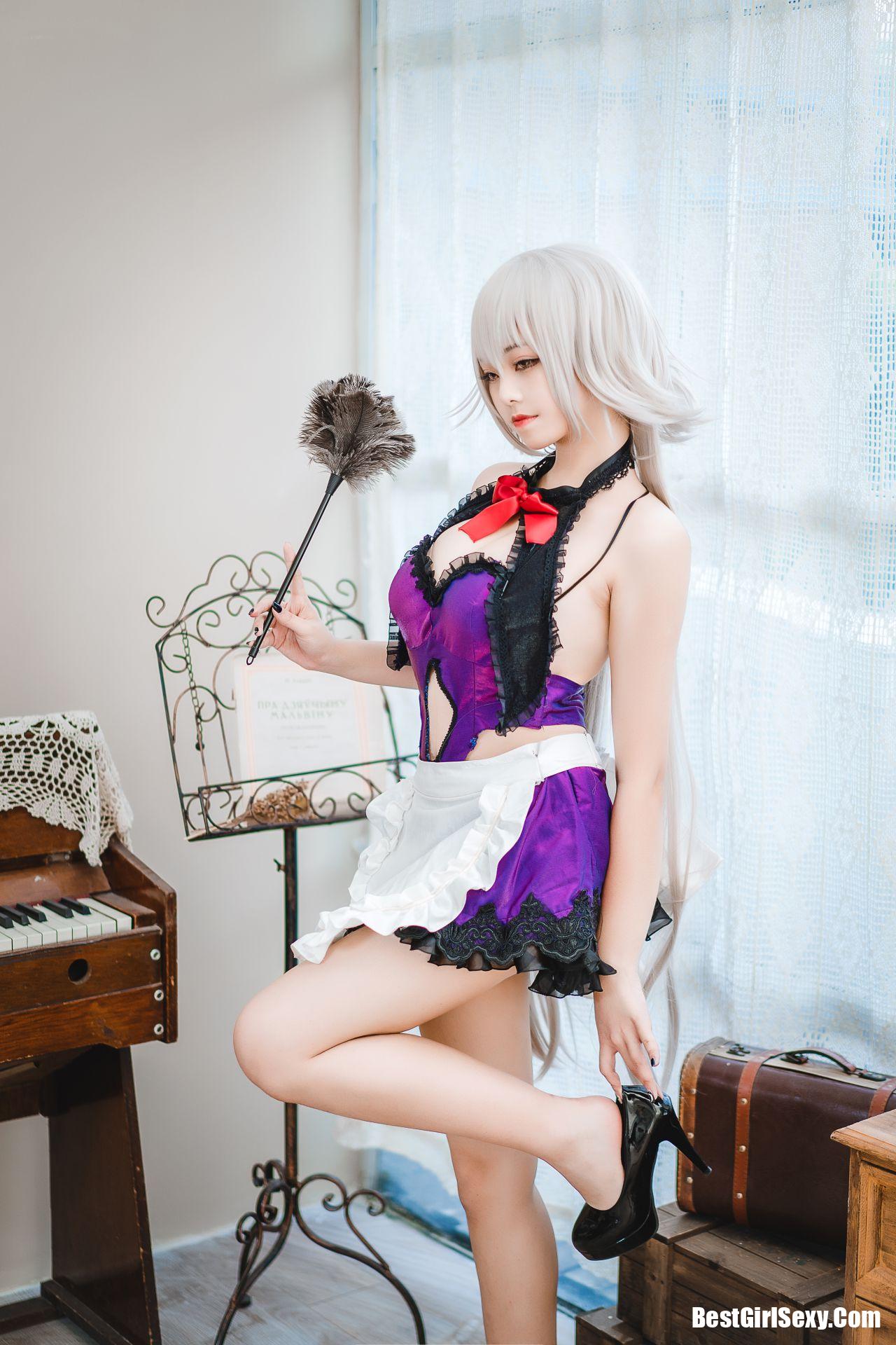 Coser@蜜汁猫裘 Vol.046 贞德女仆