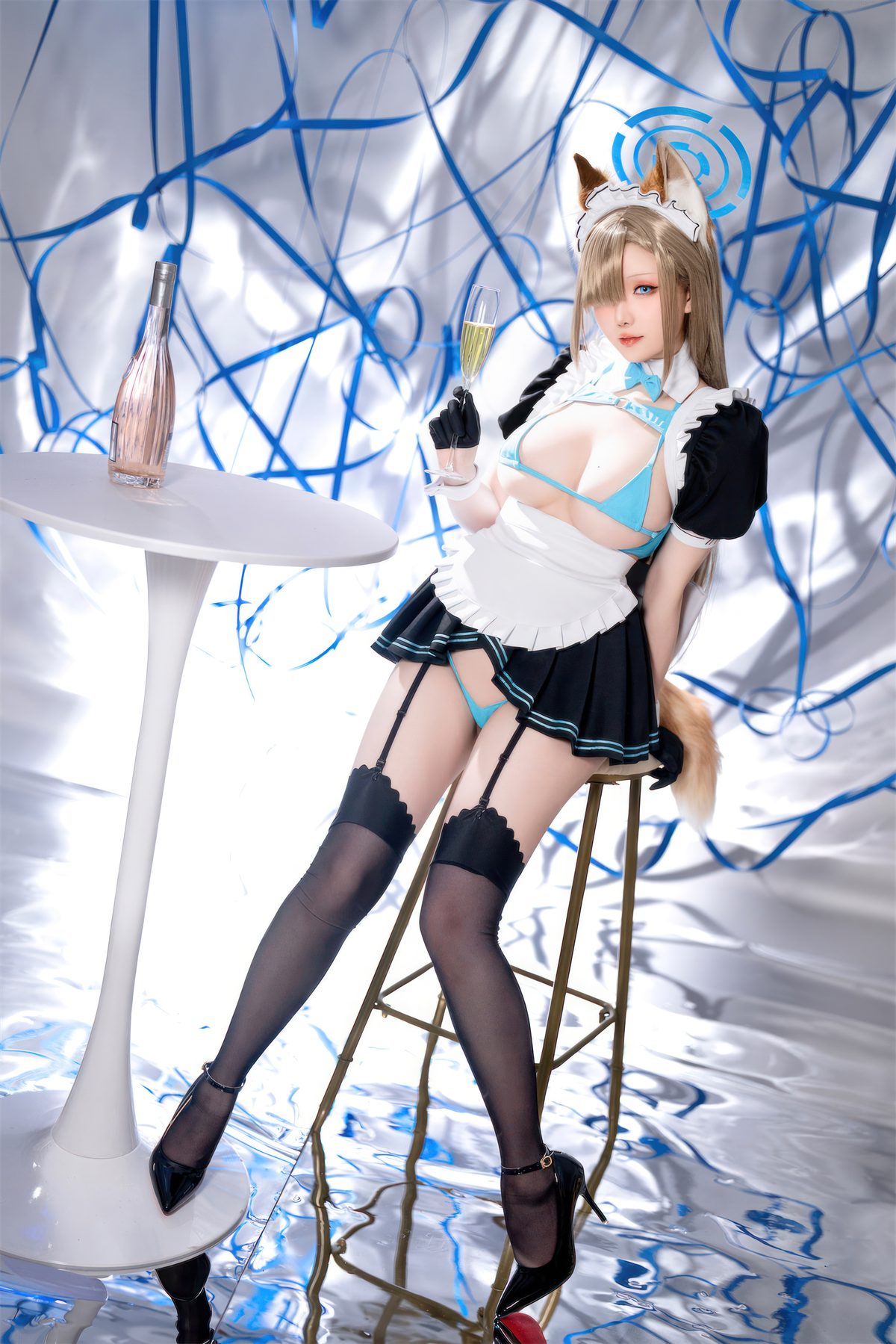Coser@星之迟迟Hoshilily – 2023年12月计划C – 明日奈同人女仆 Part2
