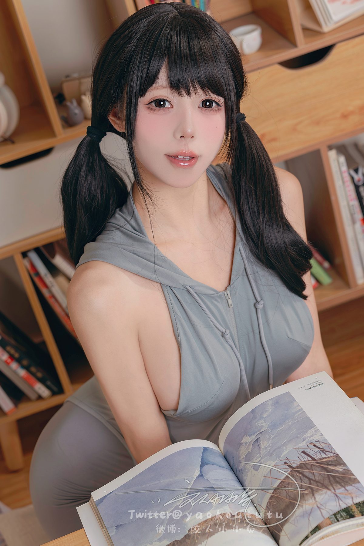 Coser@黏黏团子兔 – 小灰兔