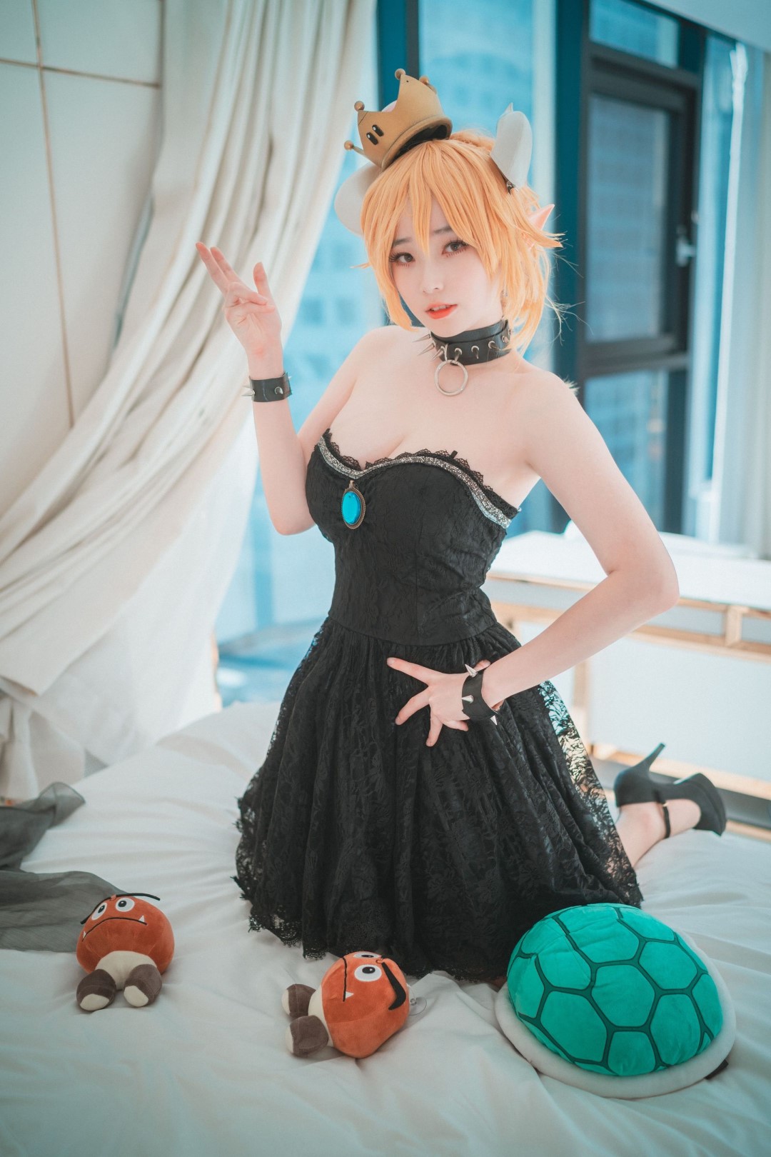 [DJAWA] BamBi - Halloween with Bowsette photo set