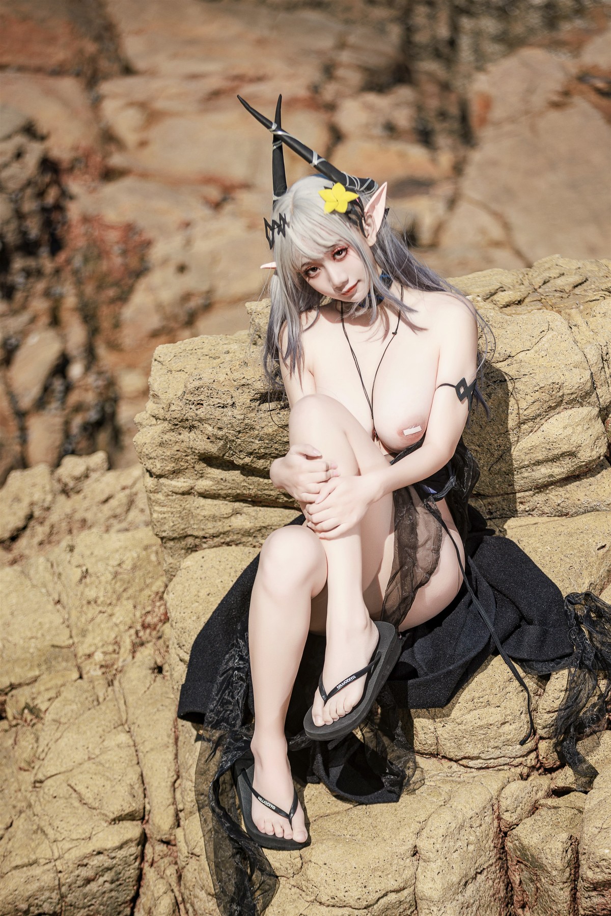 Cosplay 阿雪雪 泥岩泳装 Mud Rock Swimsuit [42P]