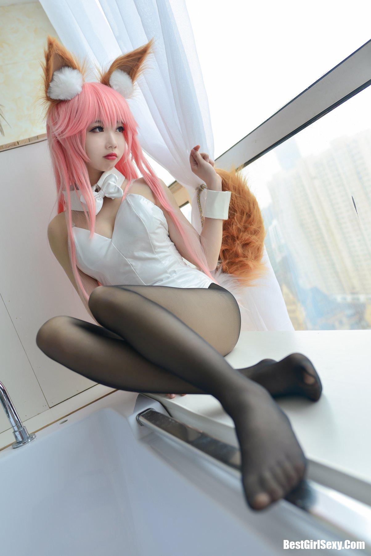 Coser@雪琪SAMA Vol.019 玉藻前兔女郎