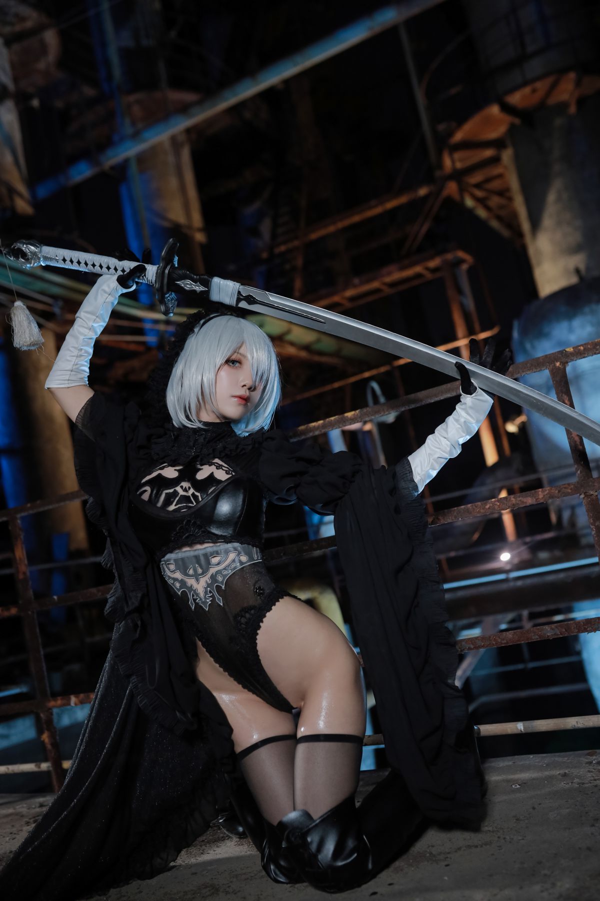 Coser@水淼Aqua Vol.039 Black and white 2B