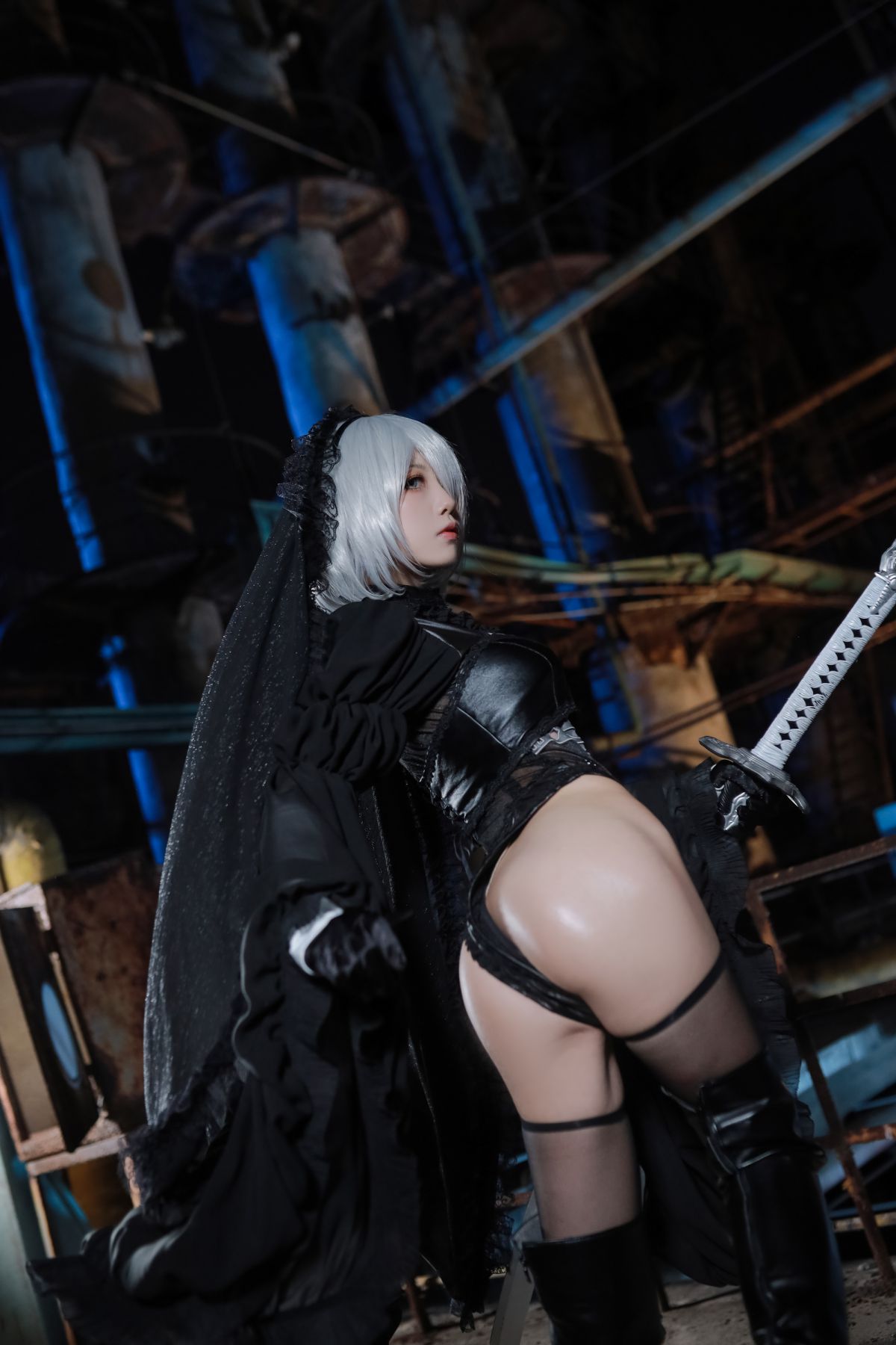 Coser@水淼Aqua Vol.039 Black and white 2B