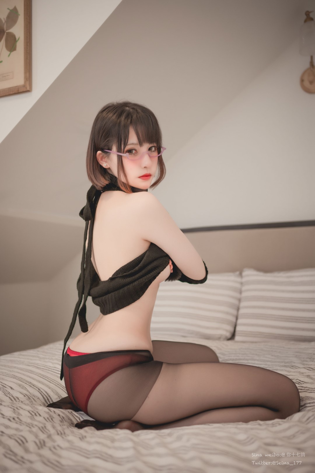 你十七鸽 宿醉毛衣 [41P]