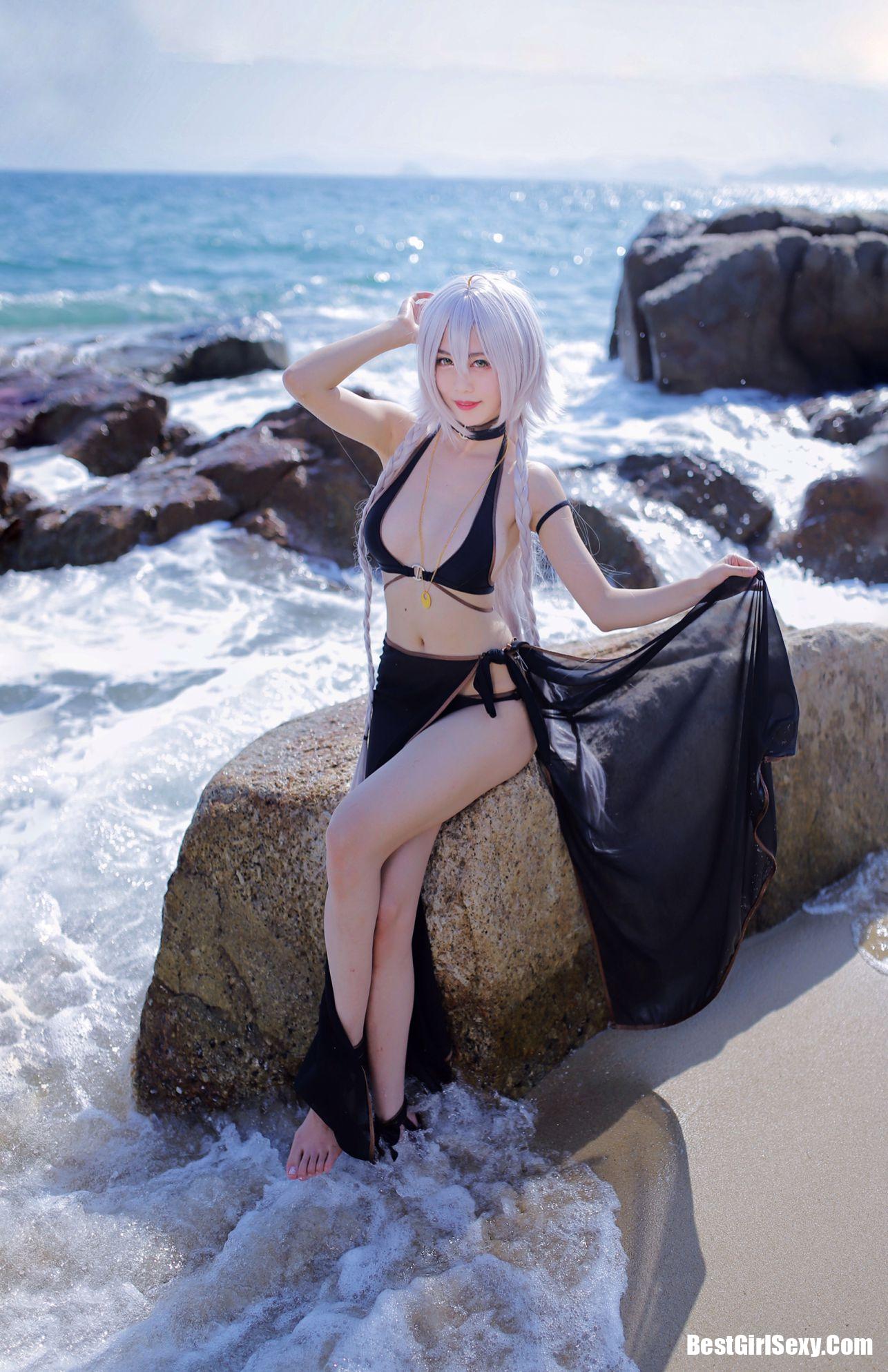 Coser@抖娘-利世 黑贞德泳装