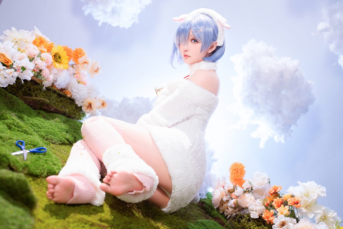 Coser@星之迟迟Hoshilily – 2024年01月计划赠品 RE 0 蕾姆 绵羊ver