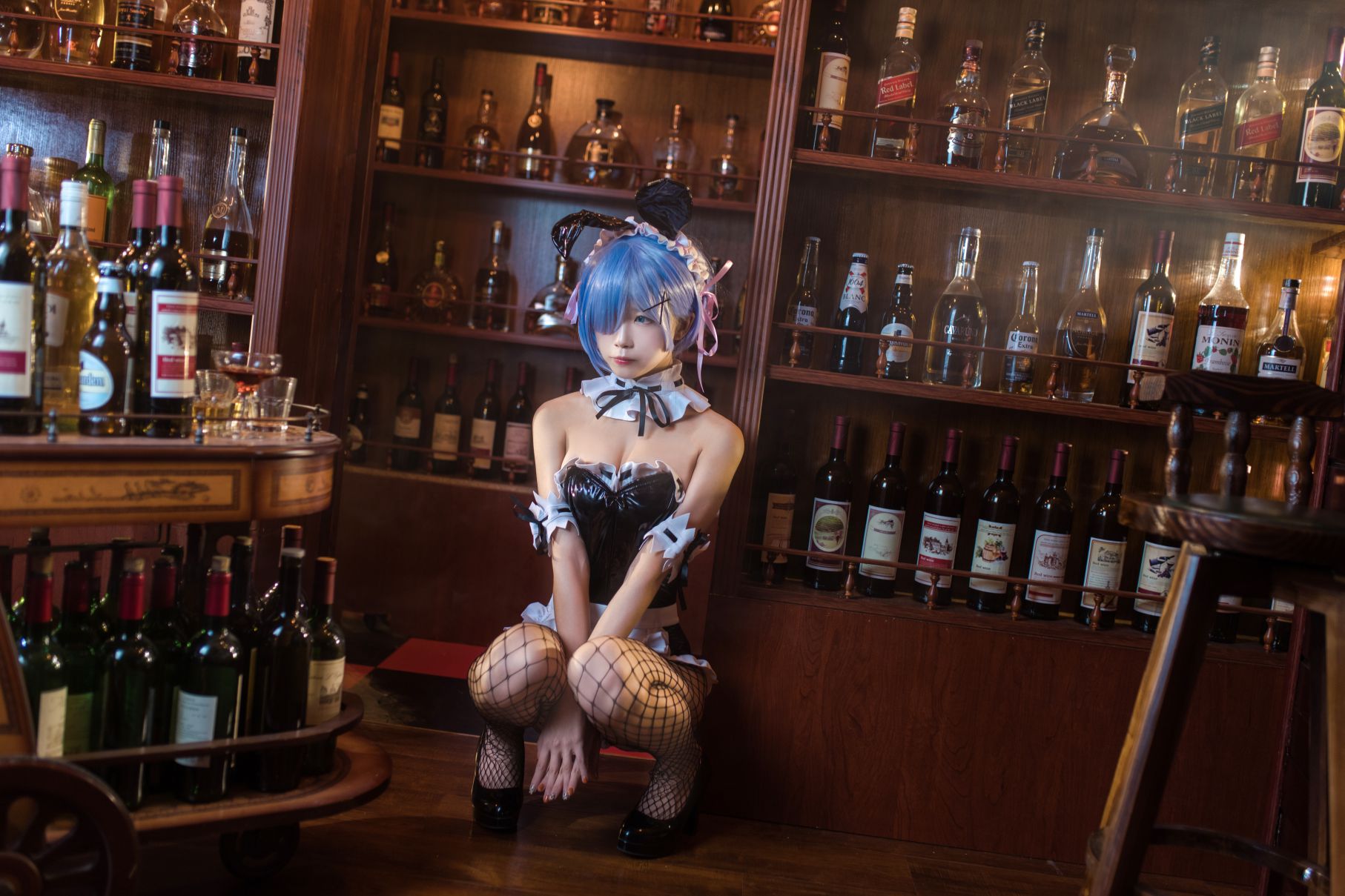 Coser@水淼Aqua Vol.025 蕾姆 兔女郎