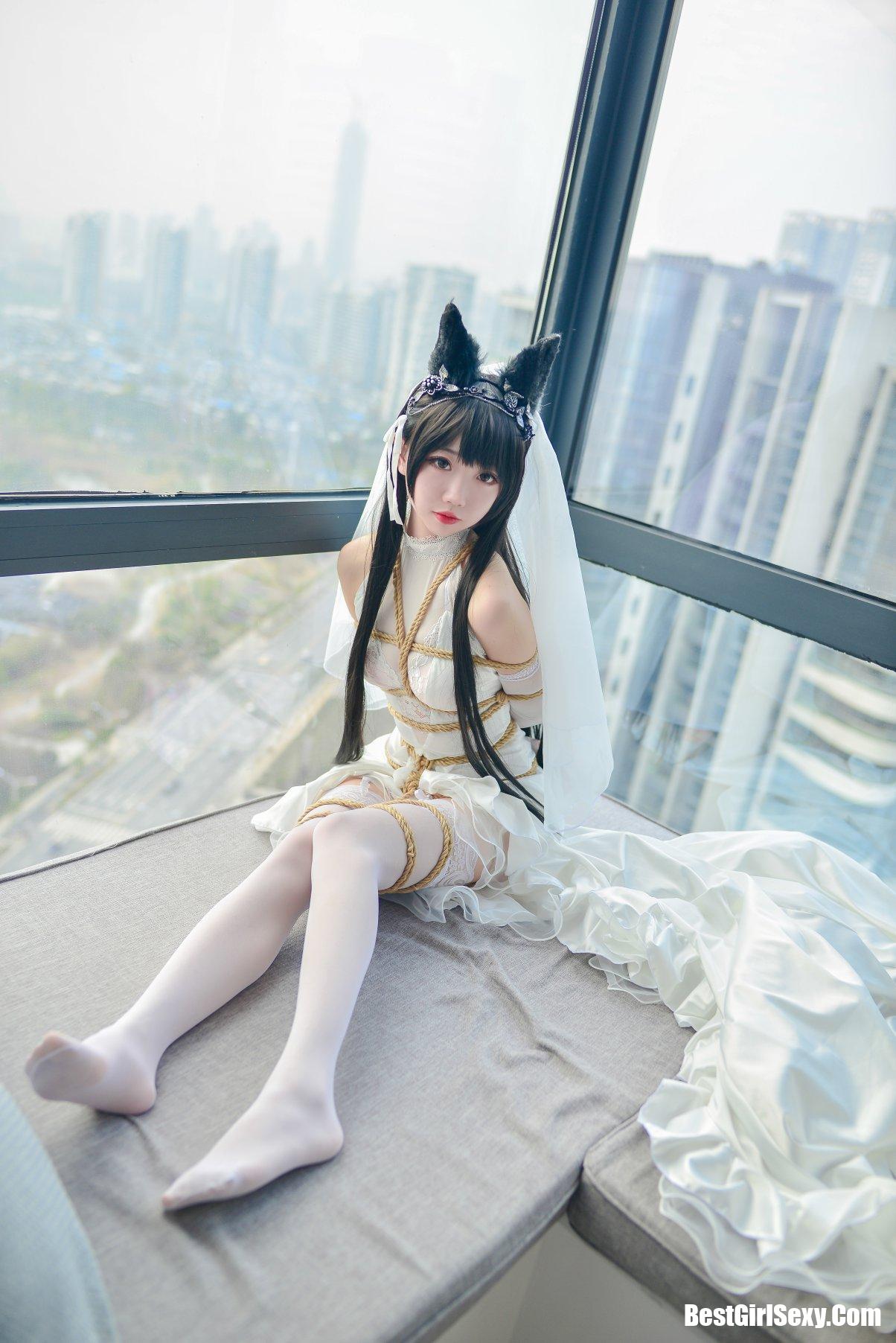 Coser@雪琪SAMA Vol.008 爱宕婚纱