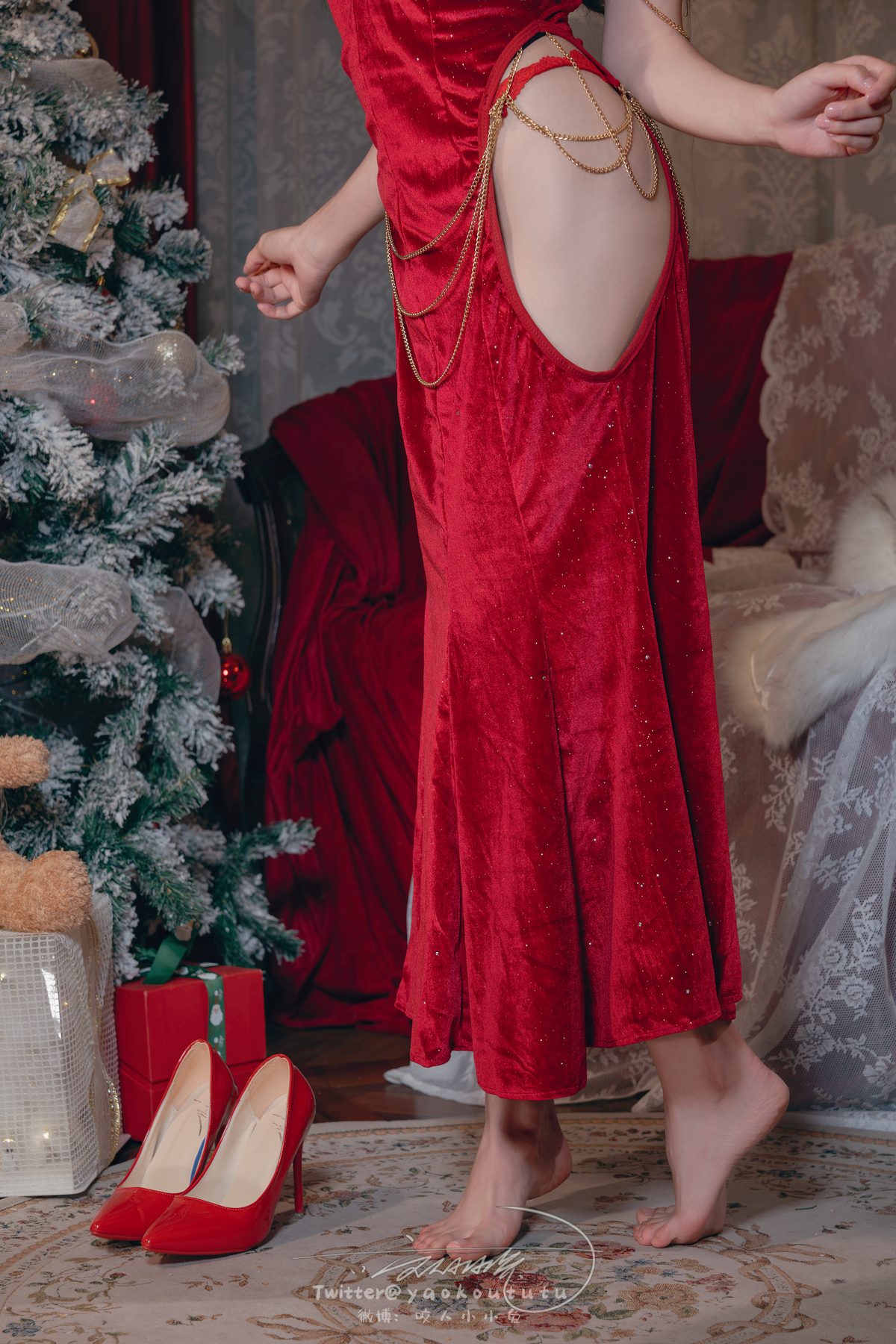 Coser@黏黏团子兔 – 圣诞生日限定『兔兔的生日晚宴』『危险派对』