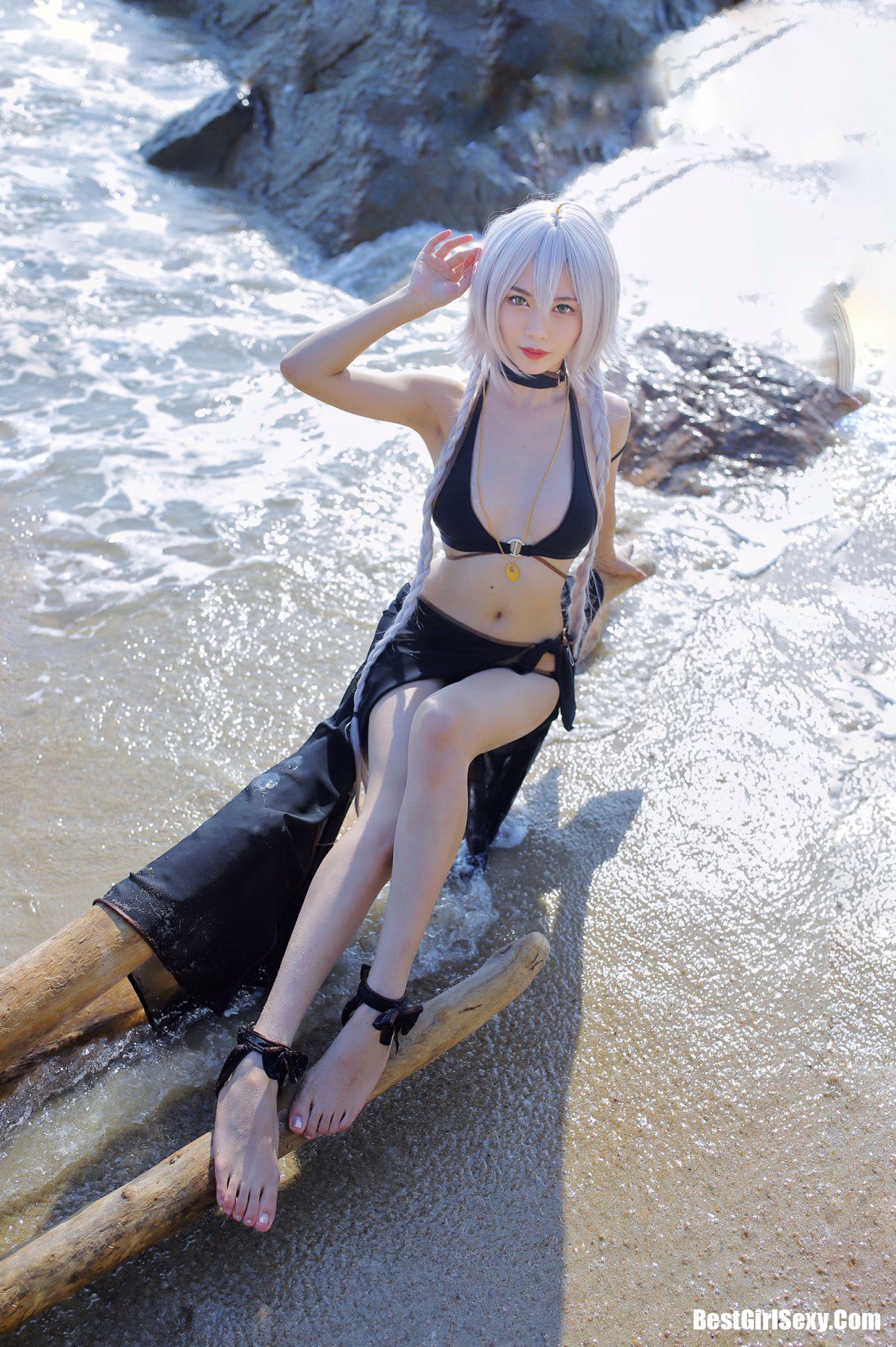Coser@抖娘-利世 黑贞德泳装