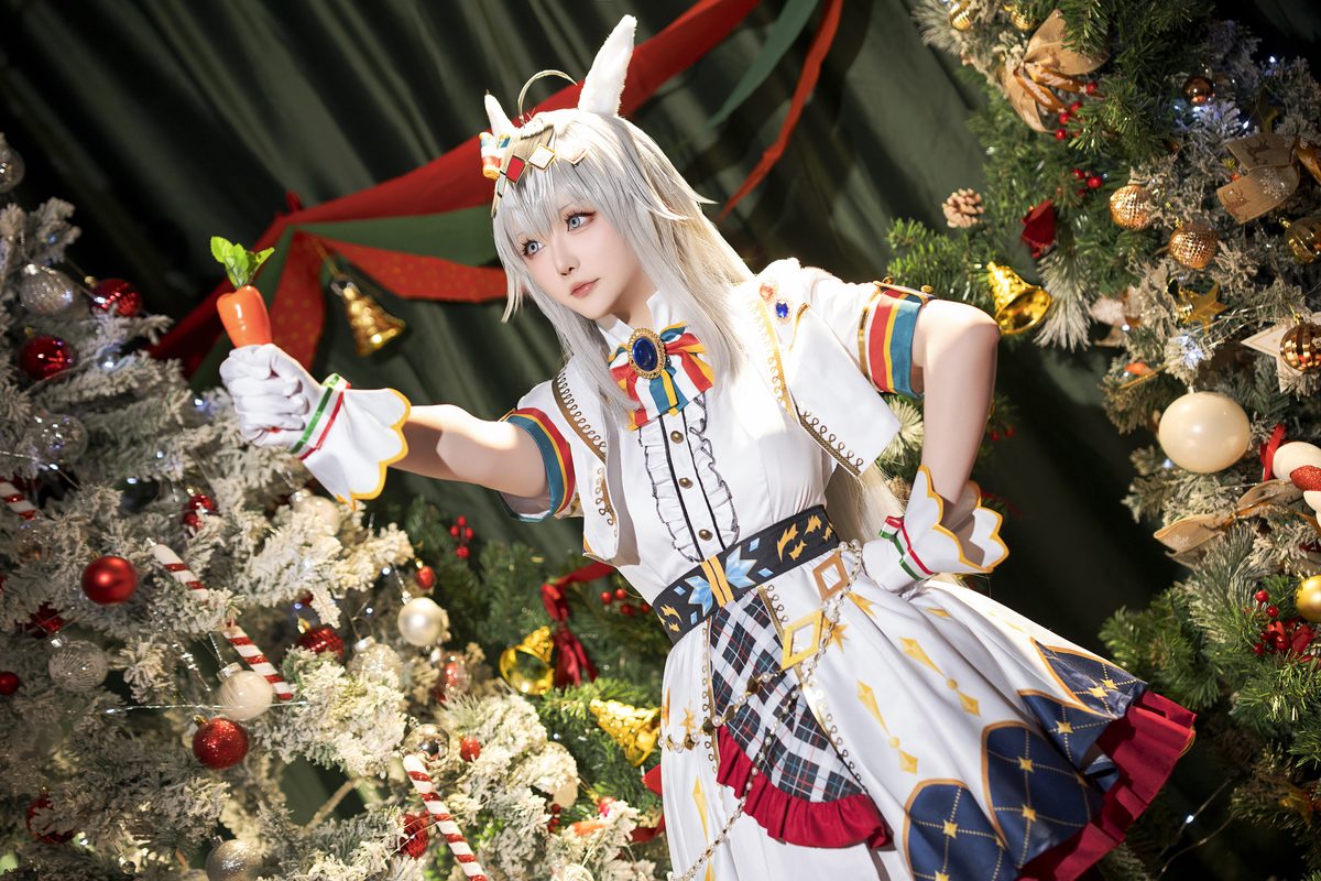 Coser@星之迟迟Hoshilily – 2023年12月计划赠品 赛马娘 小栗帽 圣诞衣装