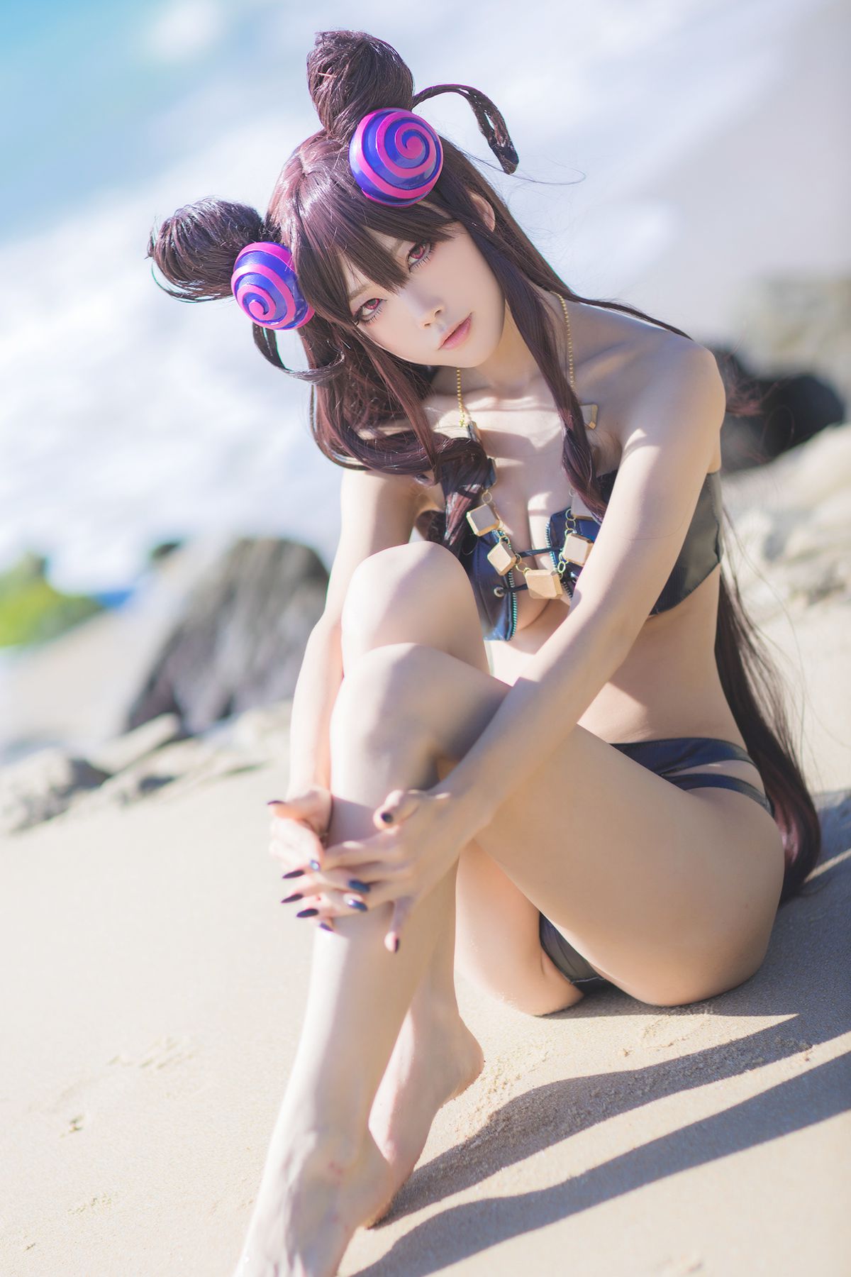 Coser@水淼Aqua Vol.051 紫式部水着Ver