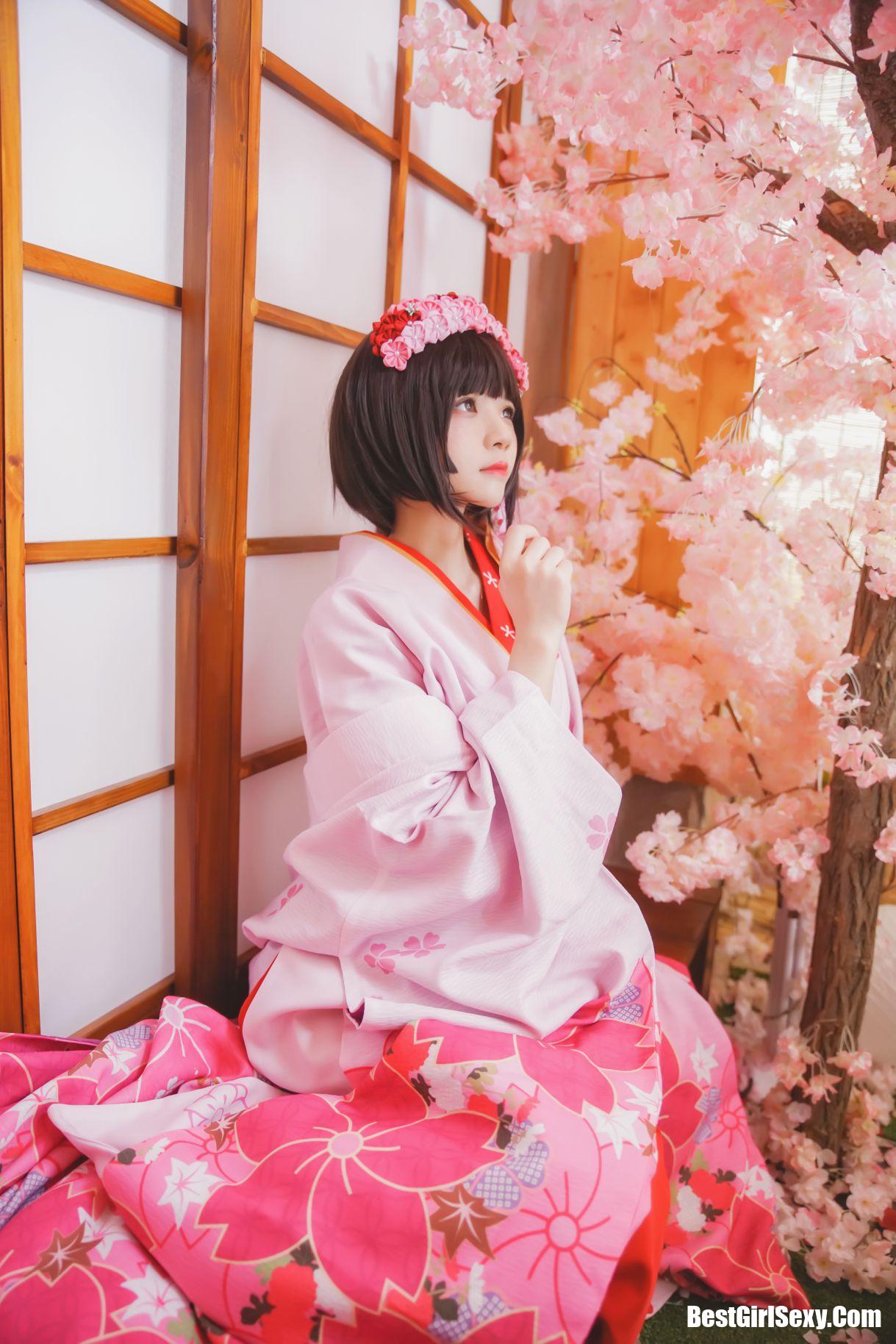 Coser@桜桃喵 Vol.032 加藤惠 和服