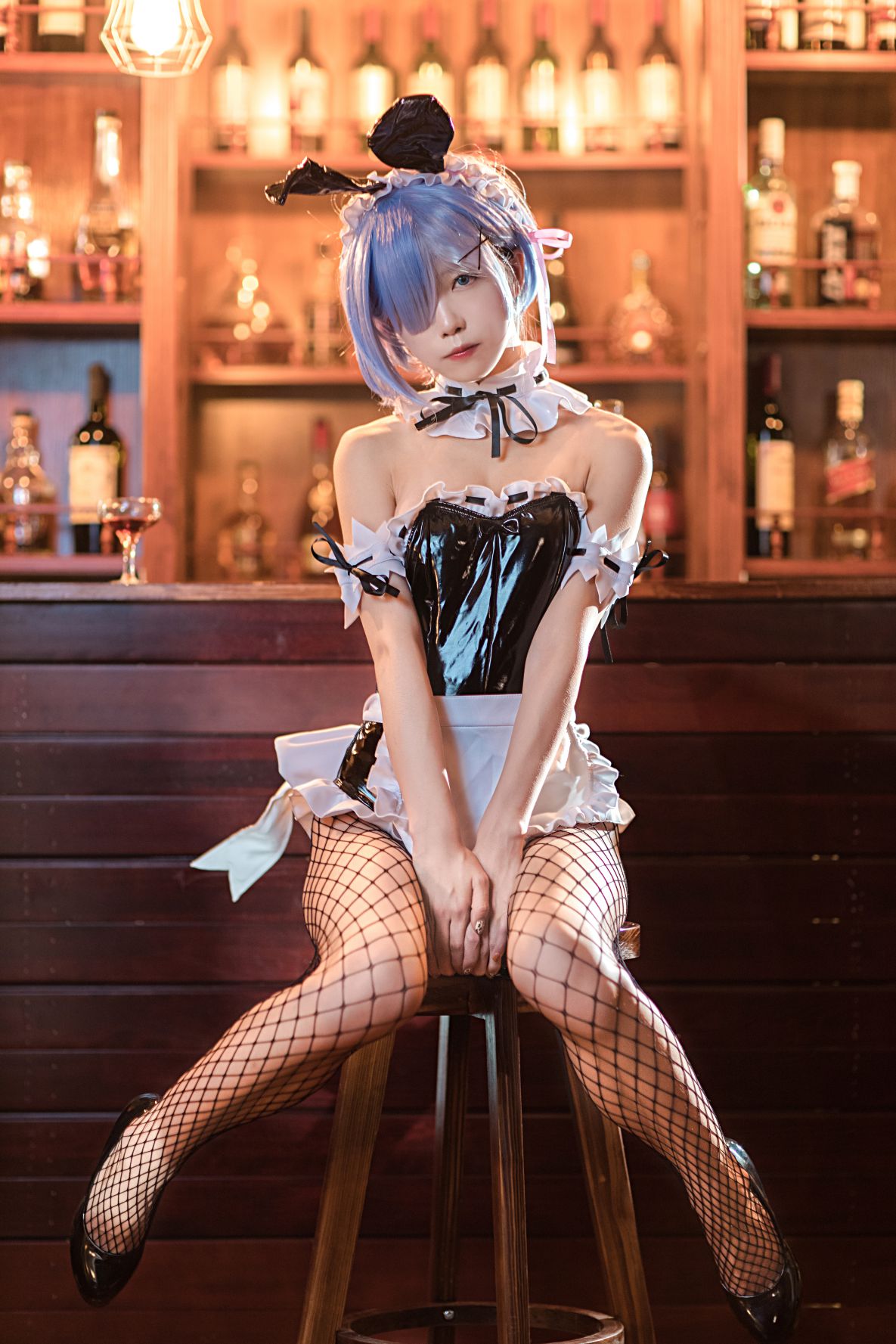 Coser@水淼Aqua Vol.025 蕾姆 兔女郎