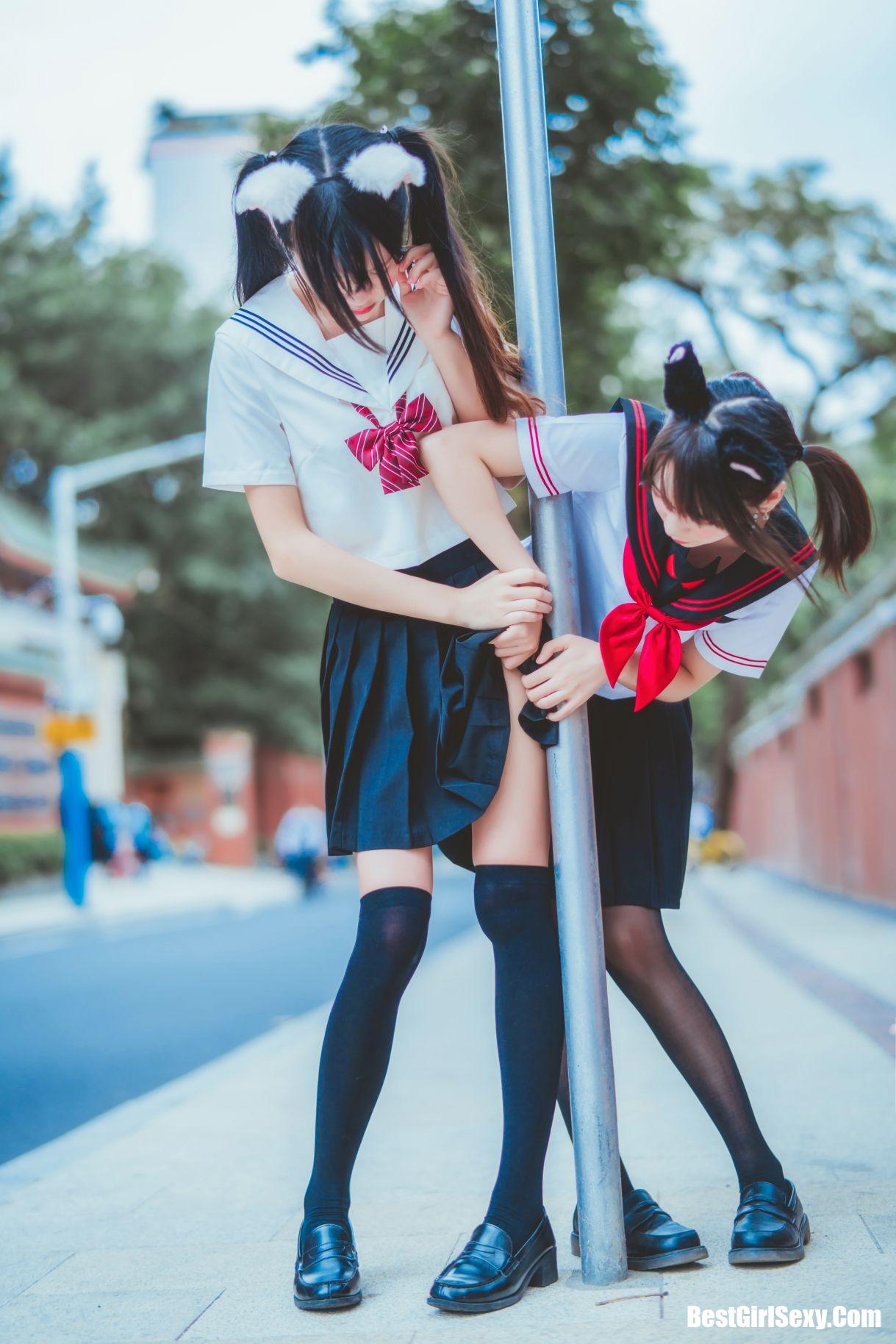Coser@桜桃喵 Vol.003 JK百合2