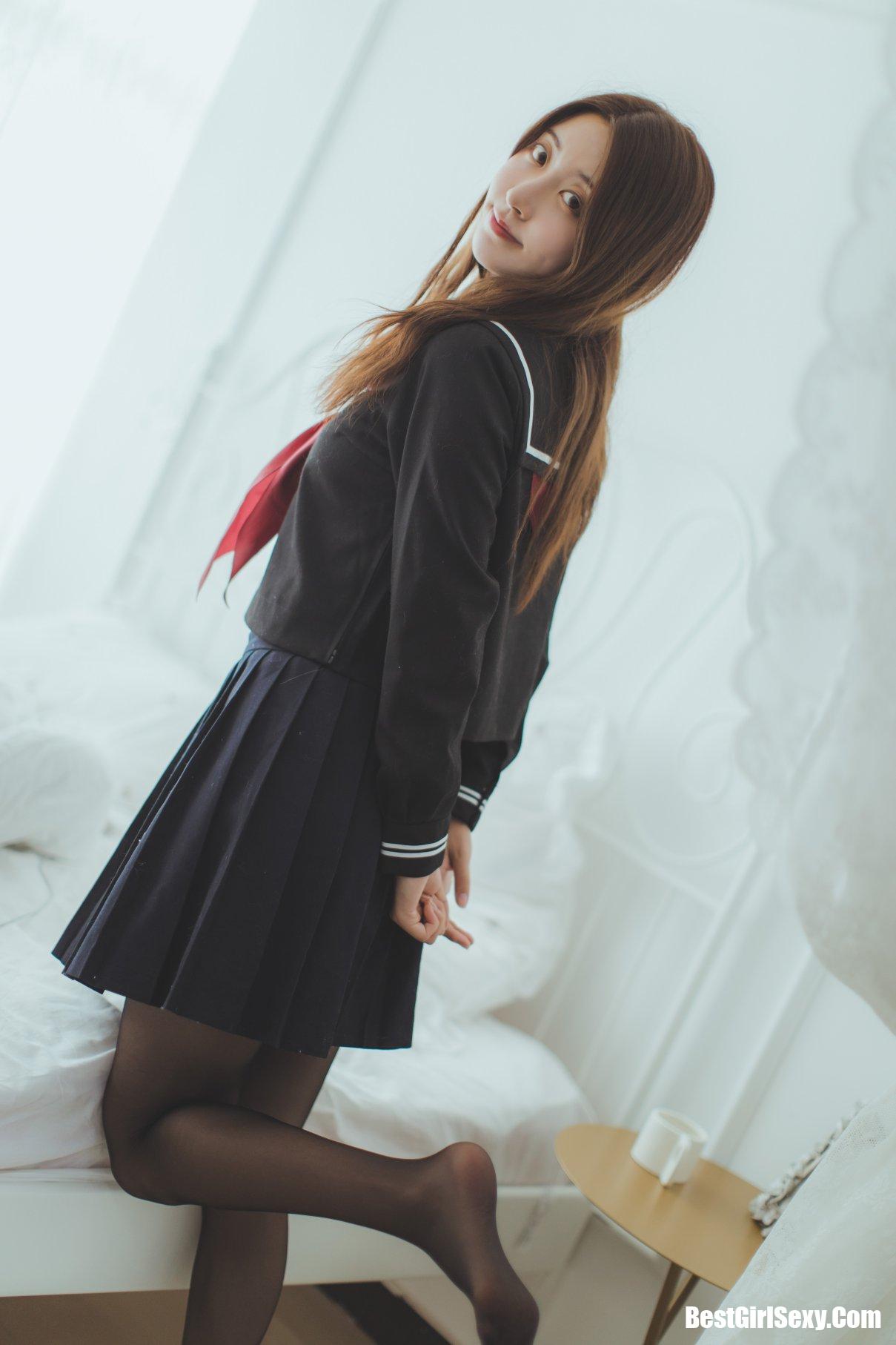 Coser@黑川 Vol.018 黑色JK服