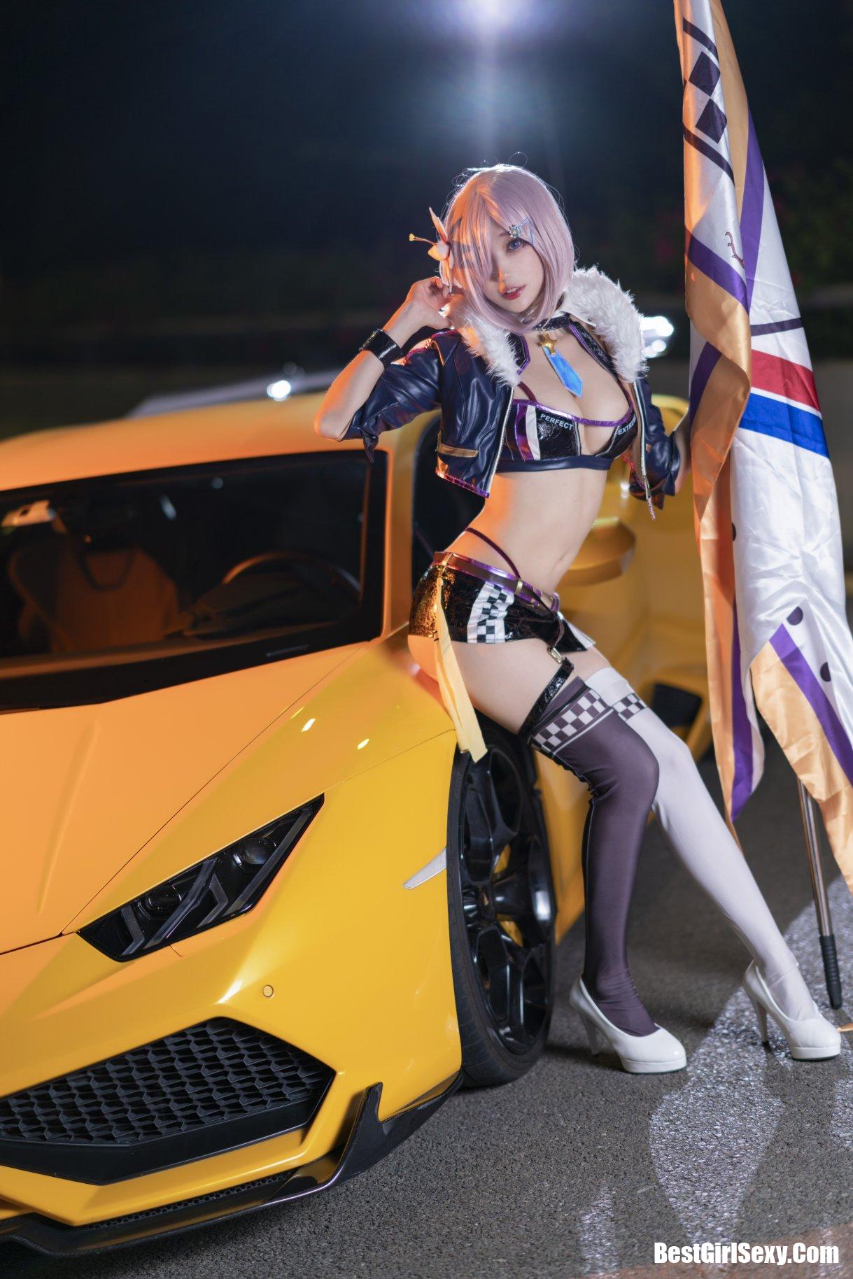 Coser@周叽是可爱兔兔 Vol.006 玛修赛车