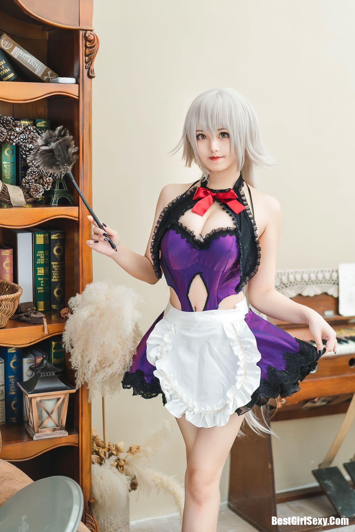 Coser@蜜汁猫裘 Vol.046 贞德女仆