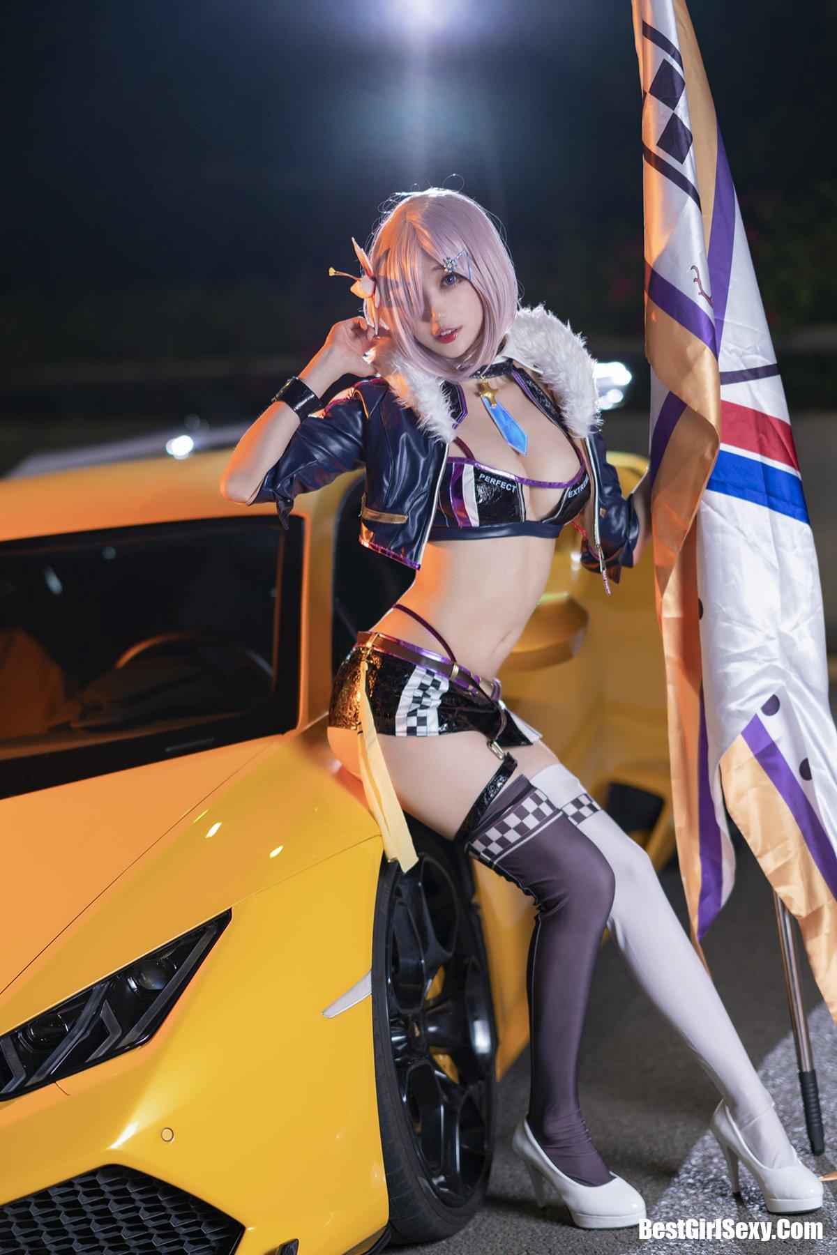 Coser@周叽是可爱兔兔 Vol.006 玛修赛车