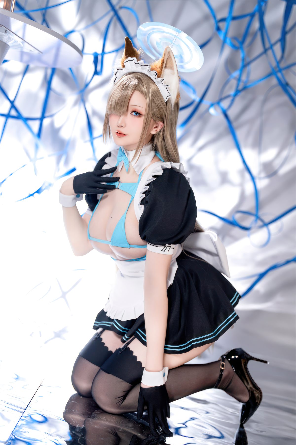 Coser@星之迟迟Hoshilily – 2023年12月计划C – 明日奈同人女仆 Part1