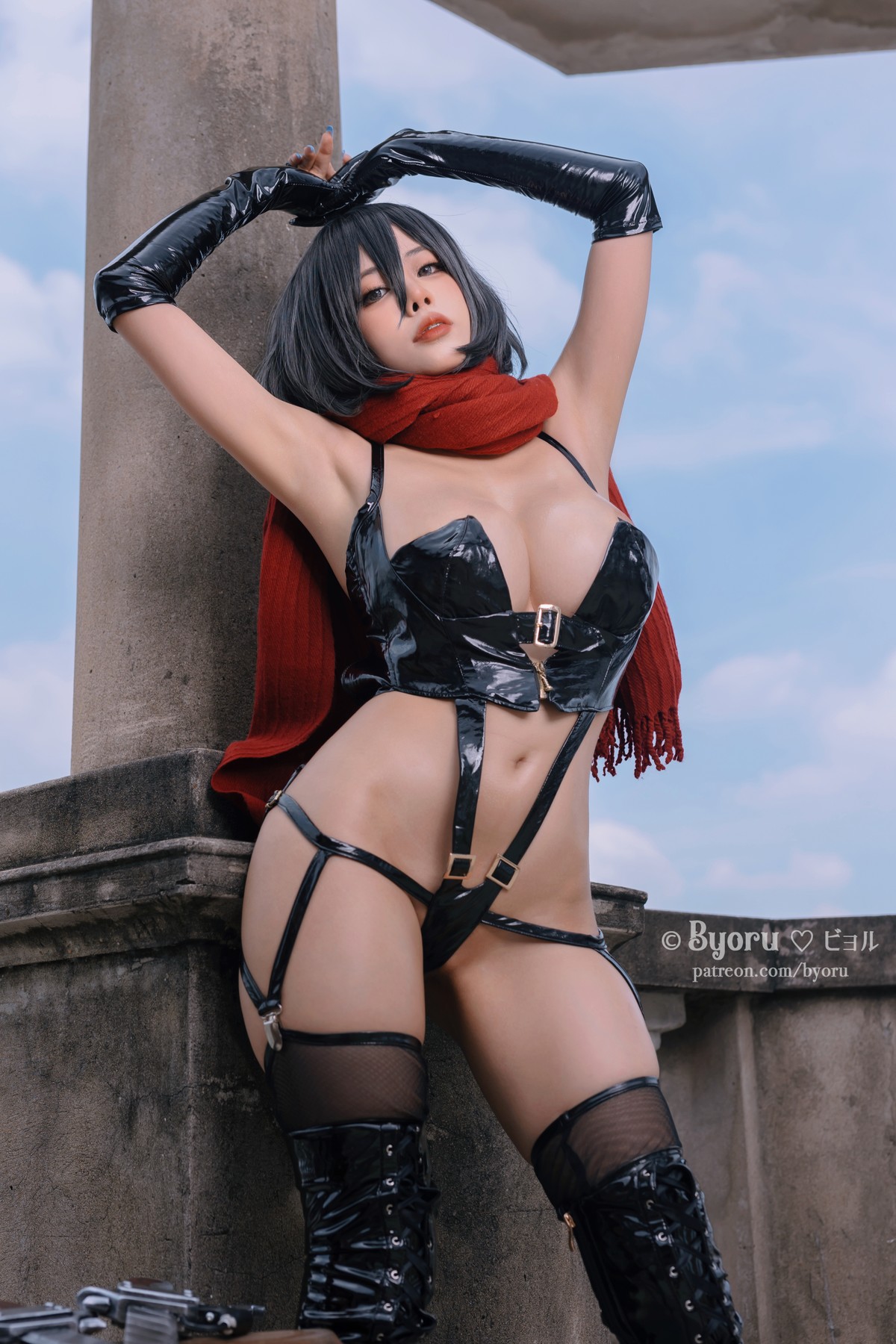 Cosplay 日本性感萝莉Byoru Mikasa Ackerman [40P]