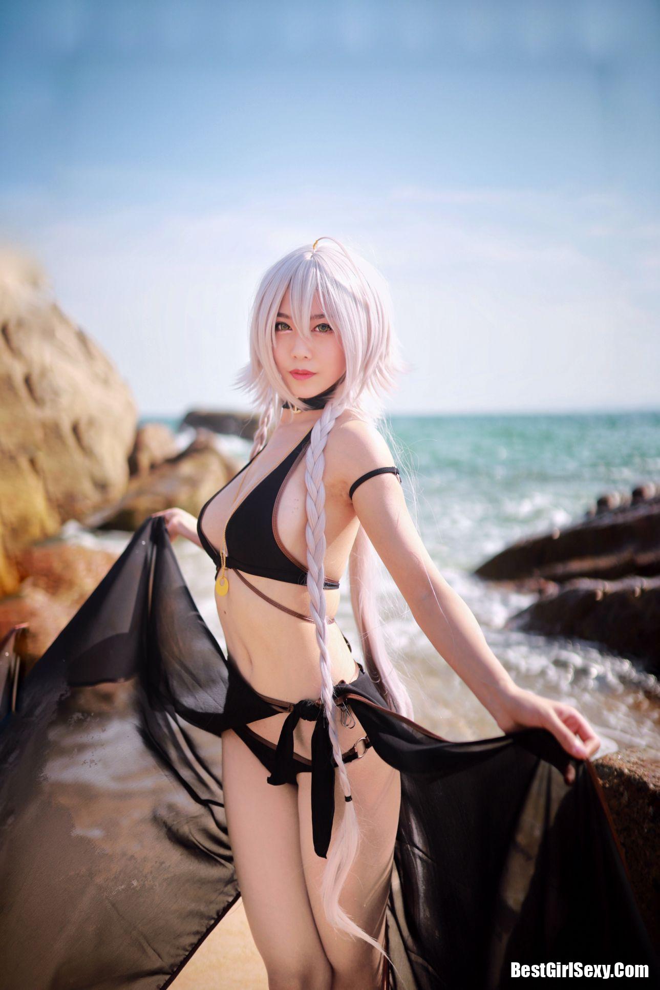 Coser@抖娘-利世 黑贞德泳装