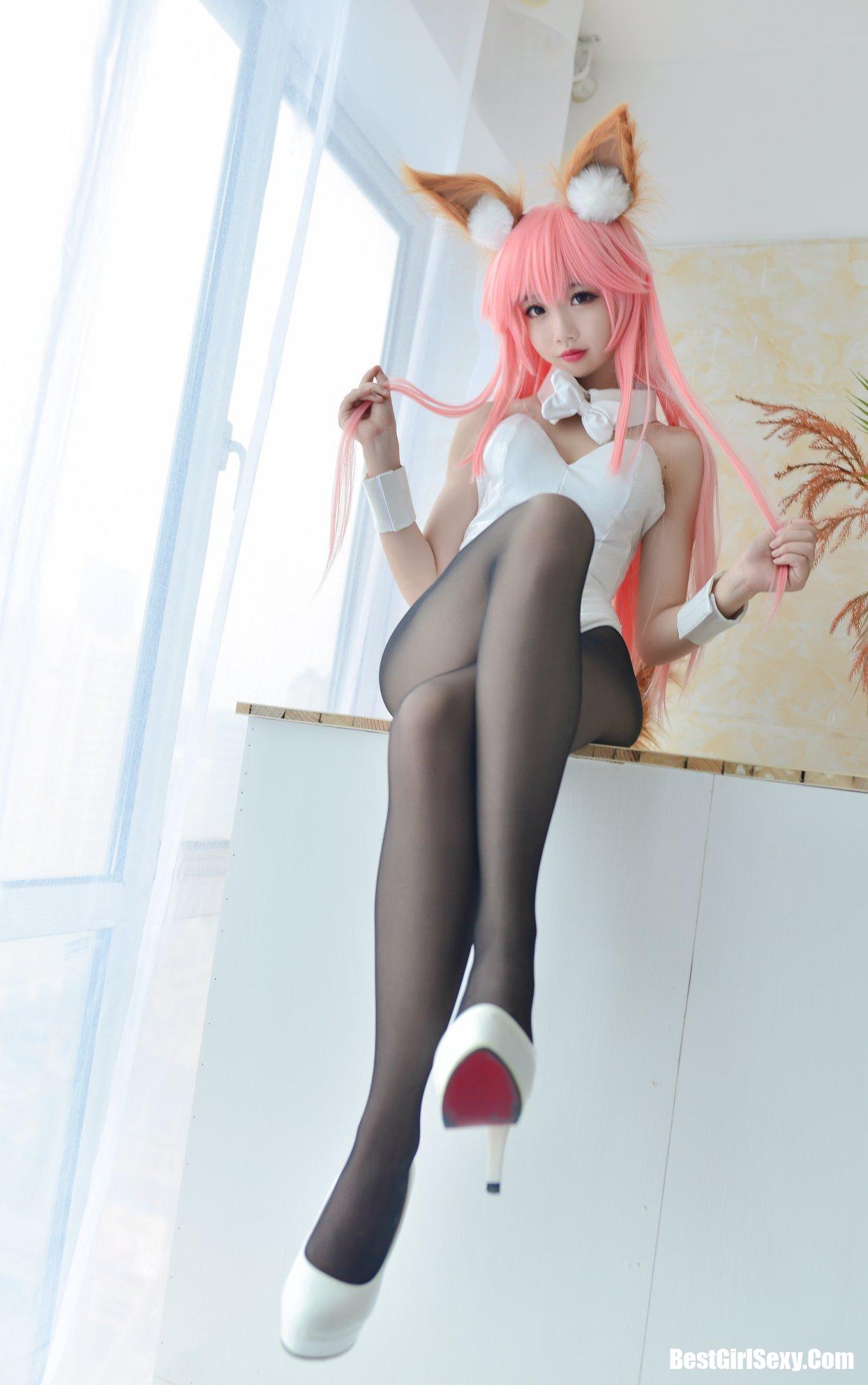 Coser@雪琪SAMA Vol.019 玉藻前兔女郎