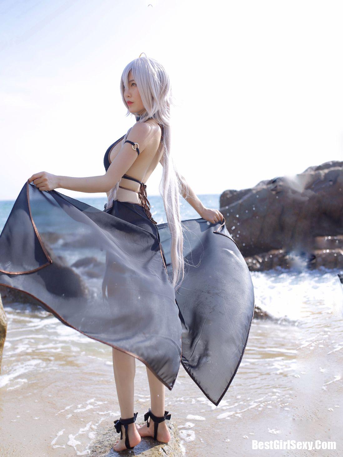 Coser@抖娘-利世 黑贞德泳装