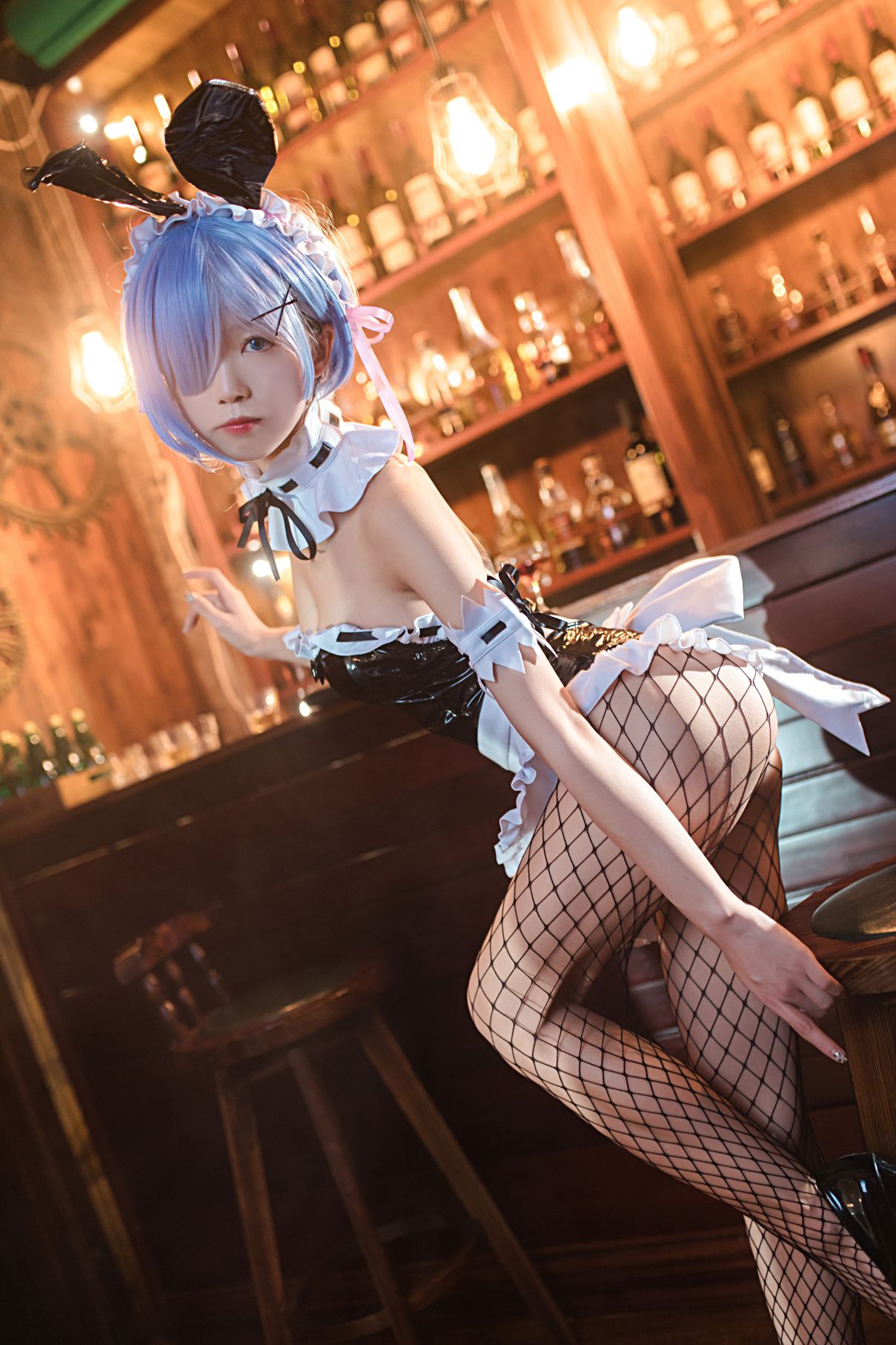 Coser@水淼Aqua Vol.025 蕾姆 兔女郎