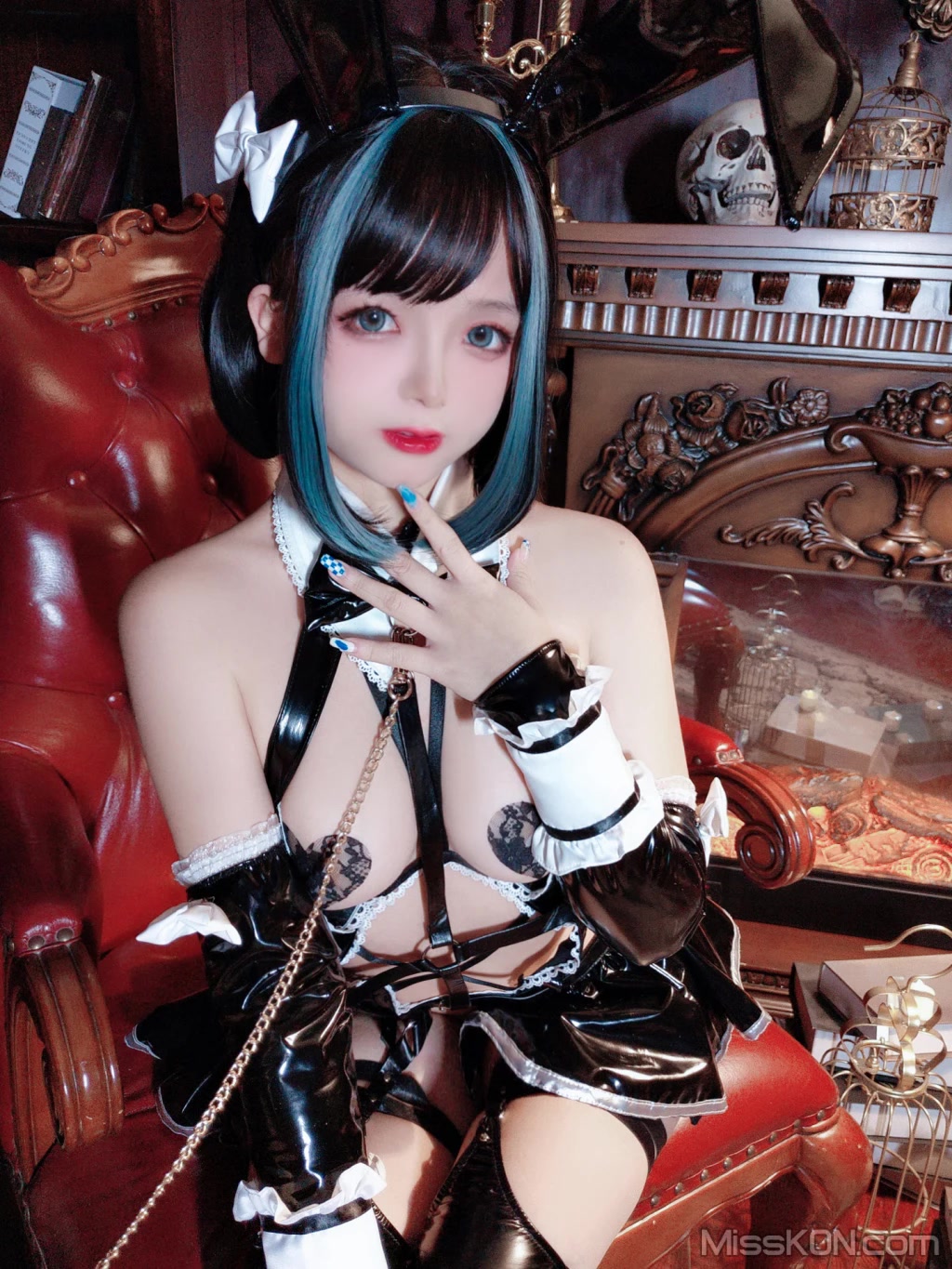 Coser@ Hina_ Mankun Devil Skin [66P]