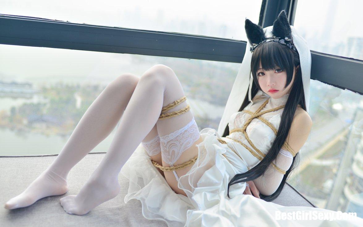 Coser@雪琪SAMA Vol.008 爱宕婚纱