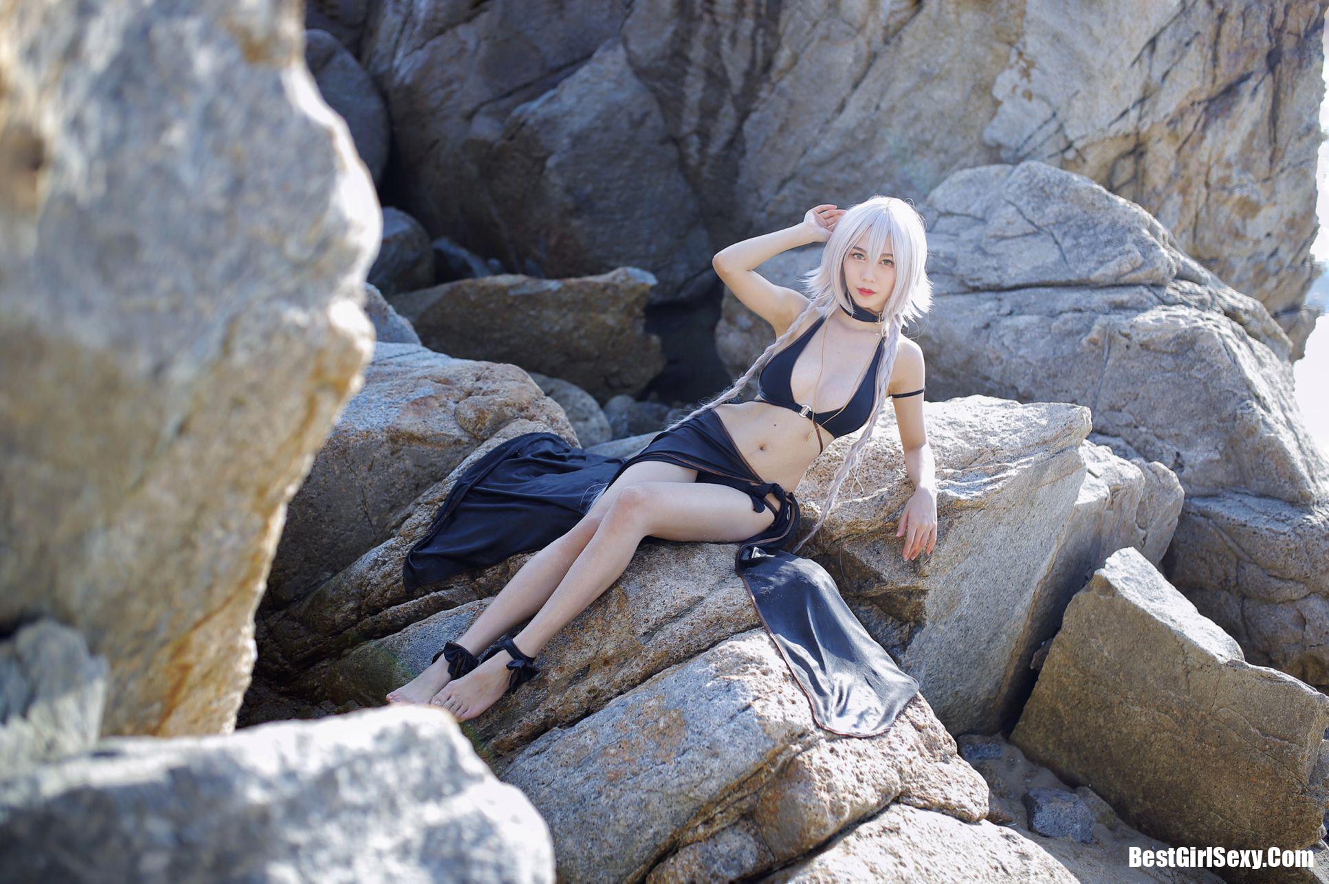 Coser@抖娘-利世 黑贞德泳装