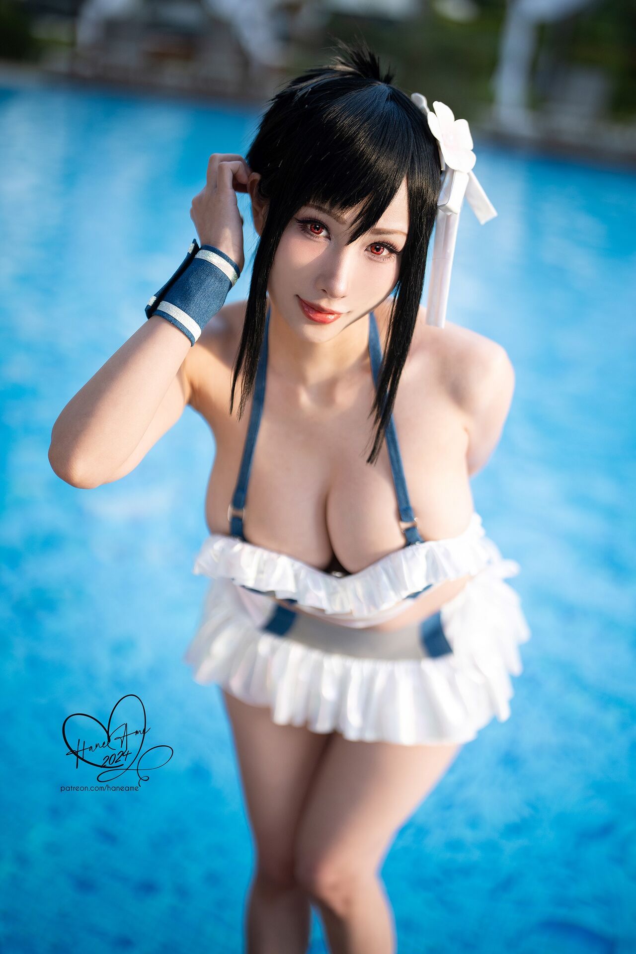 HaneAme - Tifa swimsuit [44P]