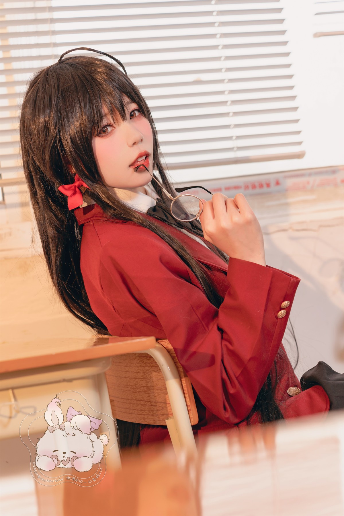 Cosplay 咬一口兔娘 风纪委员大凤 Set.01