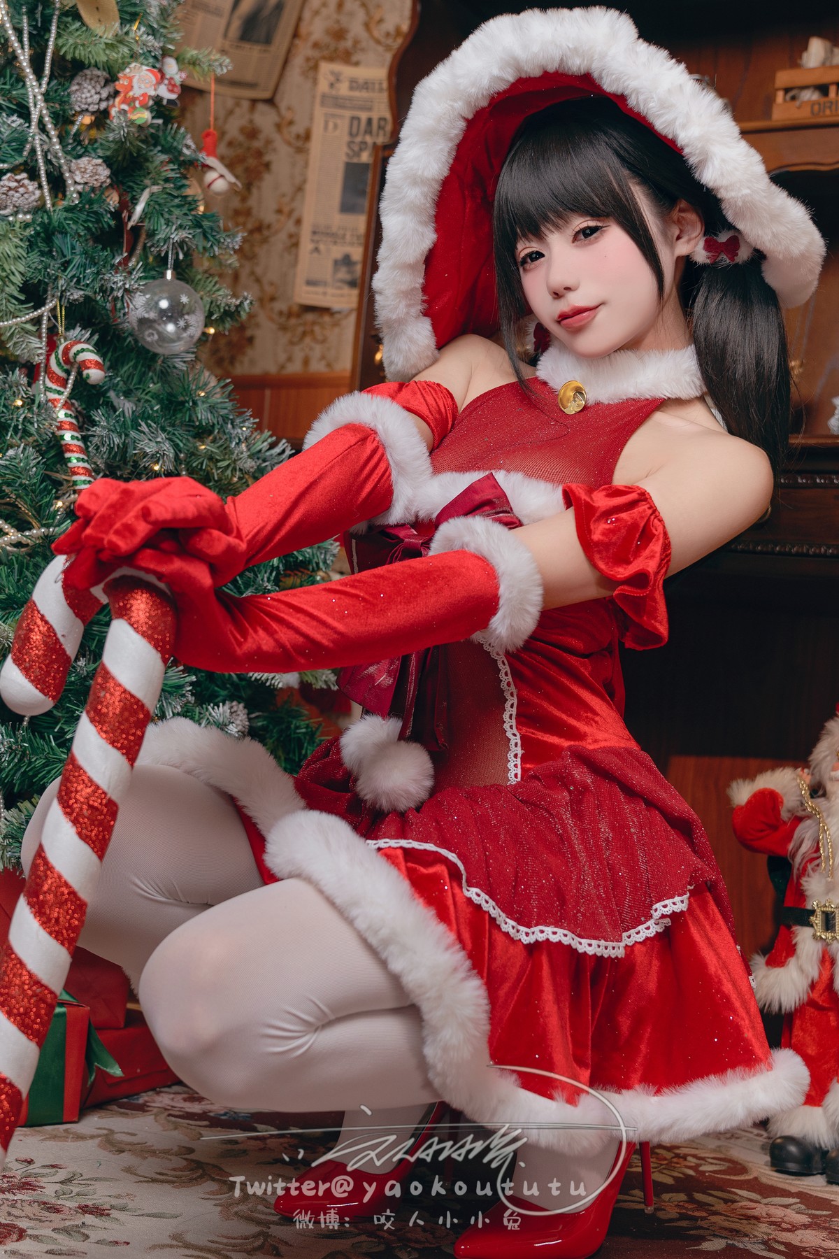 Cosplay 黏黏团子兔 魔女圣诞夜 Christmas Eve Set.01