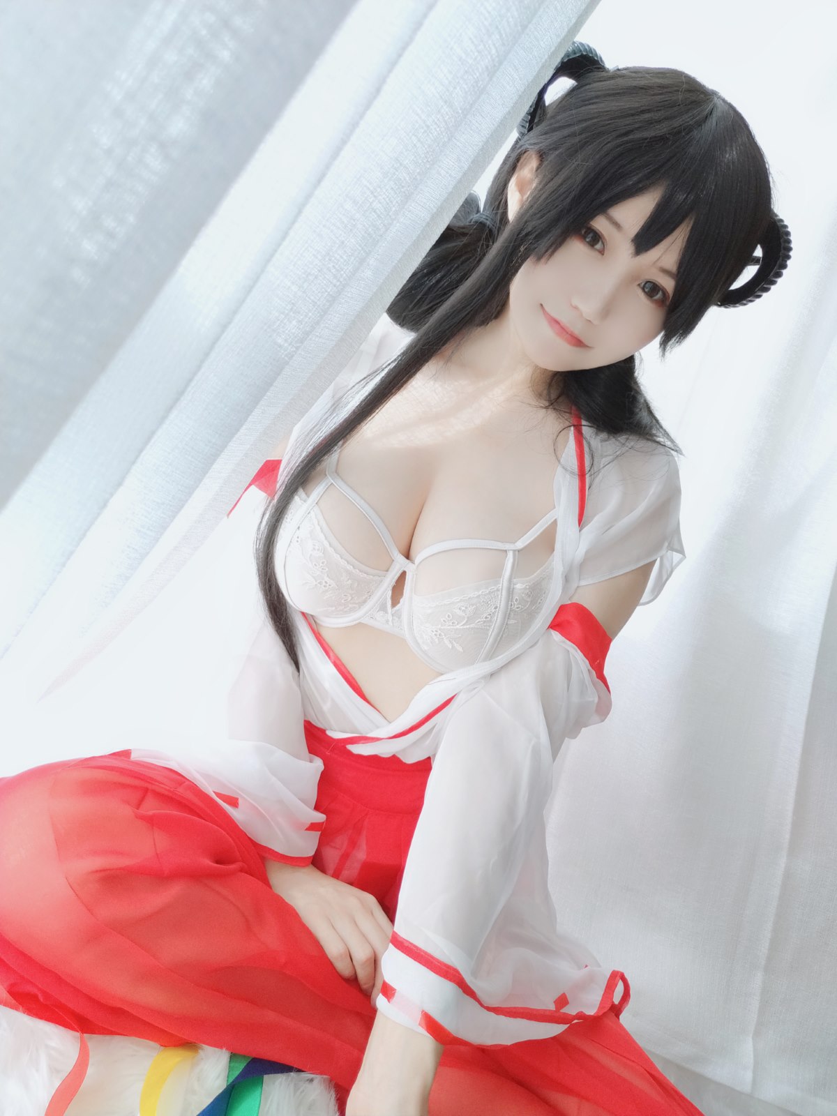 Coser@小仓千代w Vol.008 有点不对劲的巫女