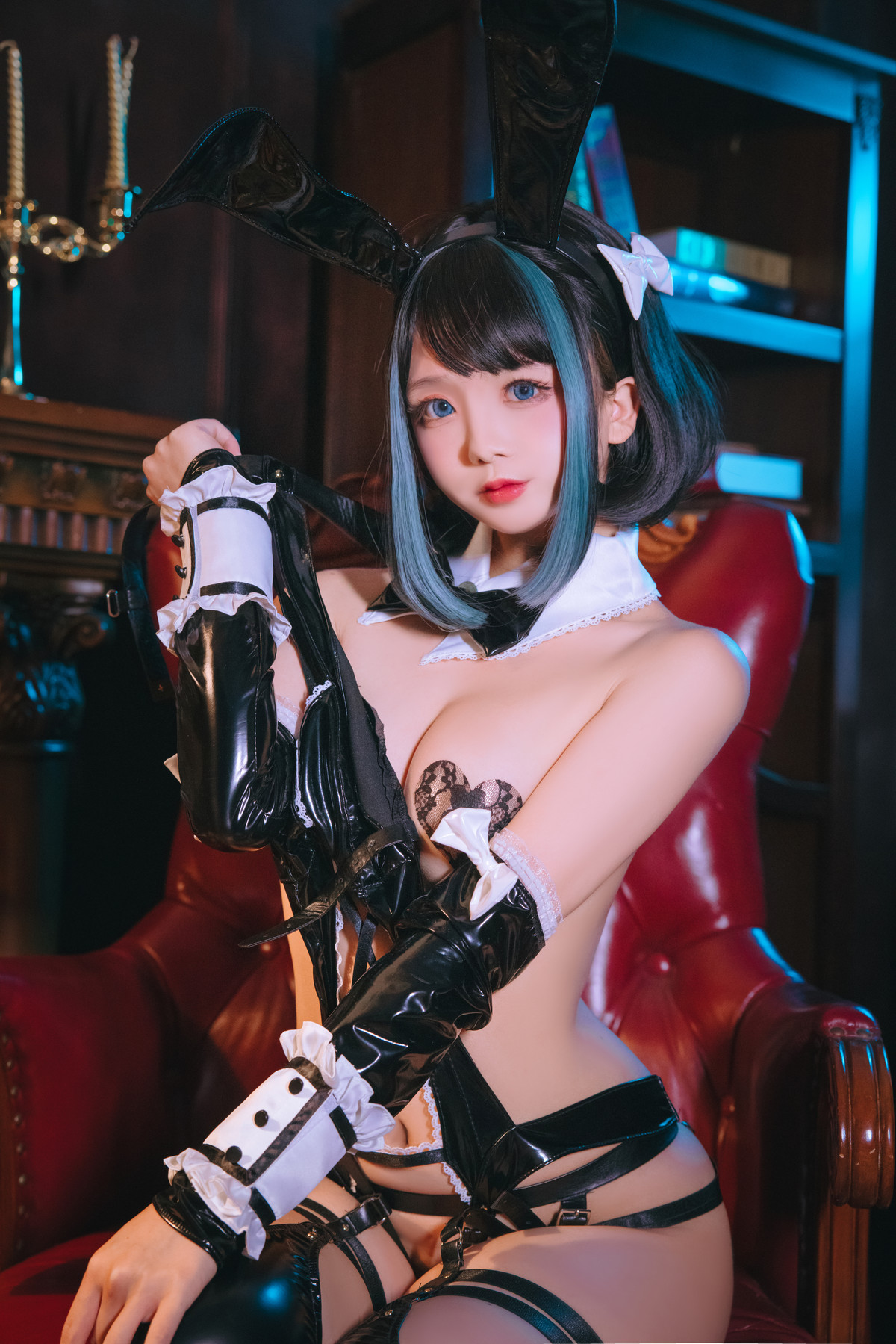 Cosplay 日奈娇 万圣恶魔皮衣 [48P]