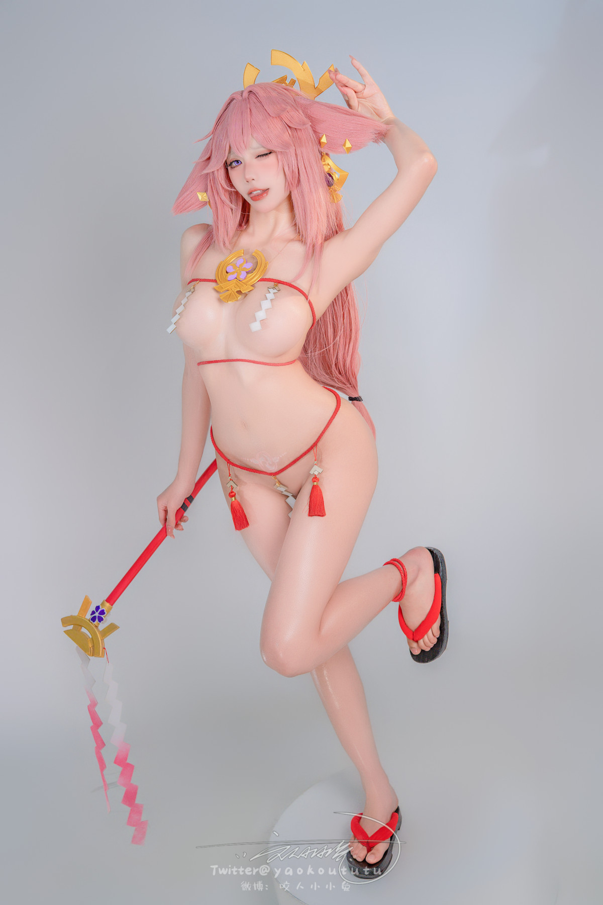 Cosplay 黏黏团子兔 春江水暖 神子贺岁 Set.02