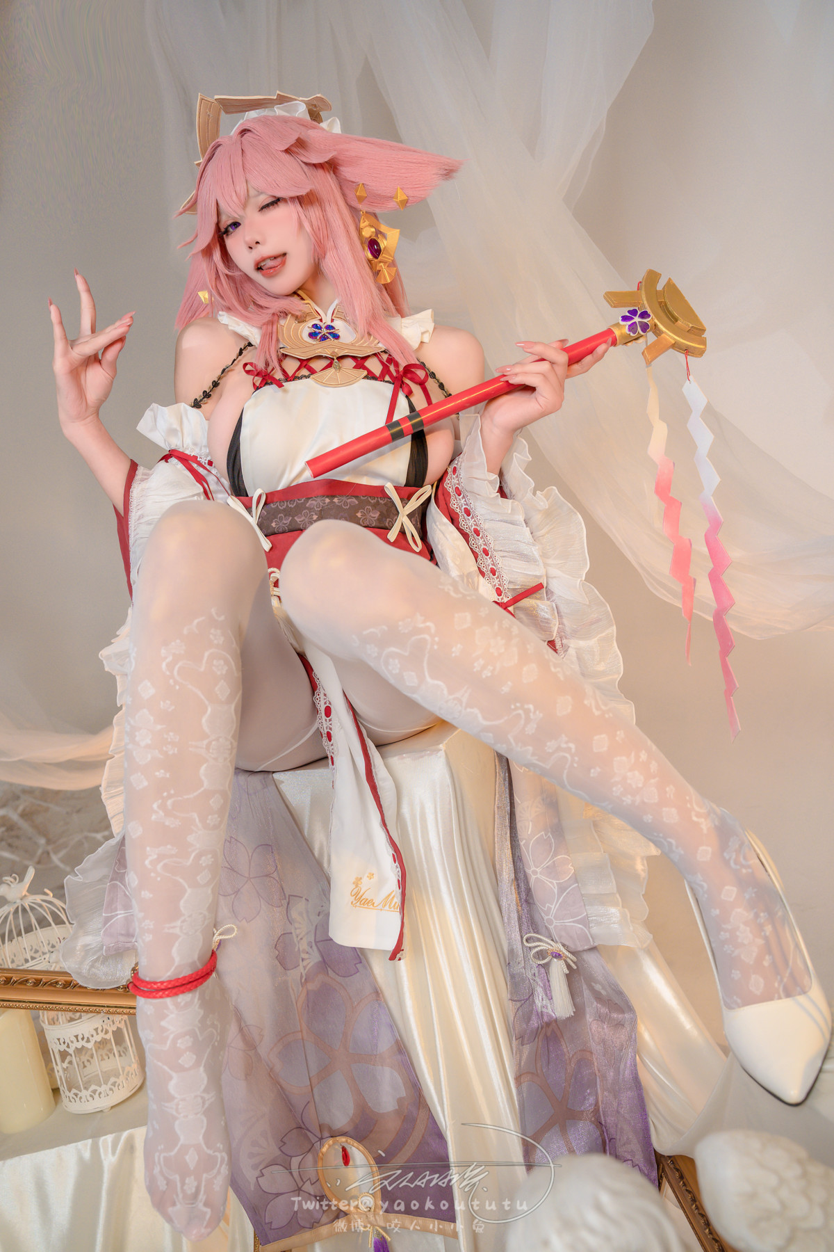 Cosplay 黏黏团子兔 春江水暖 神子贺岁 Set.01