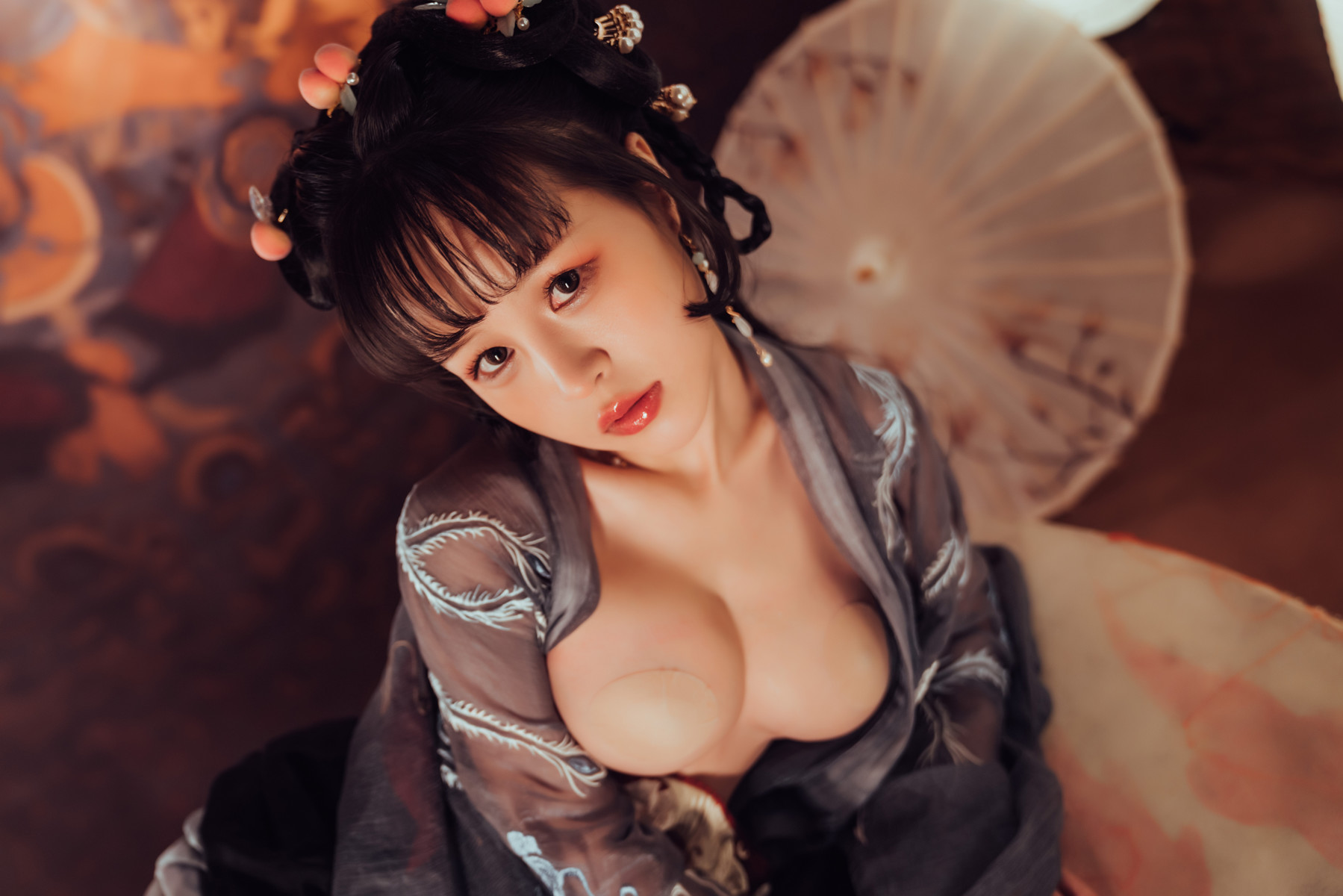 Cosplay 晕崽Zz 小琵琶精 Set.01