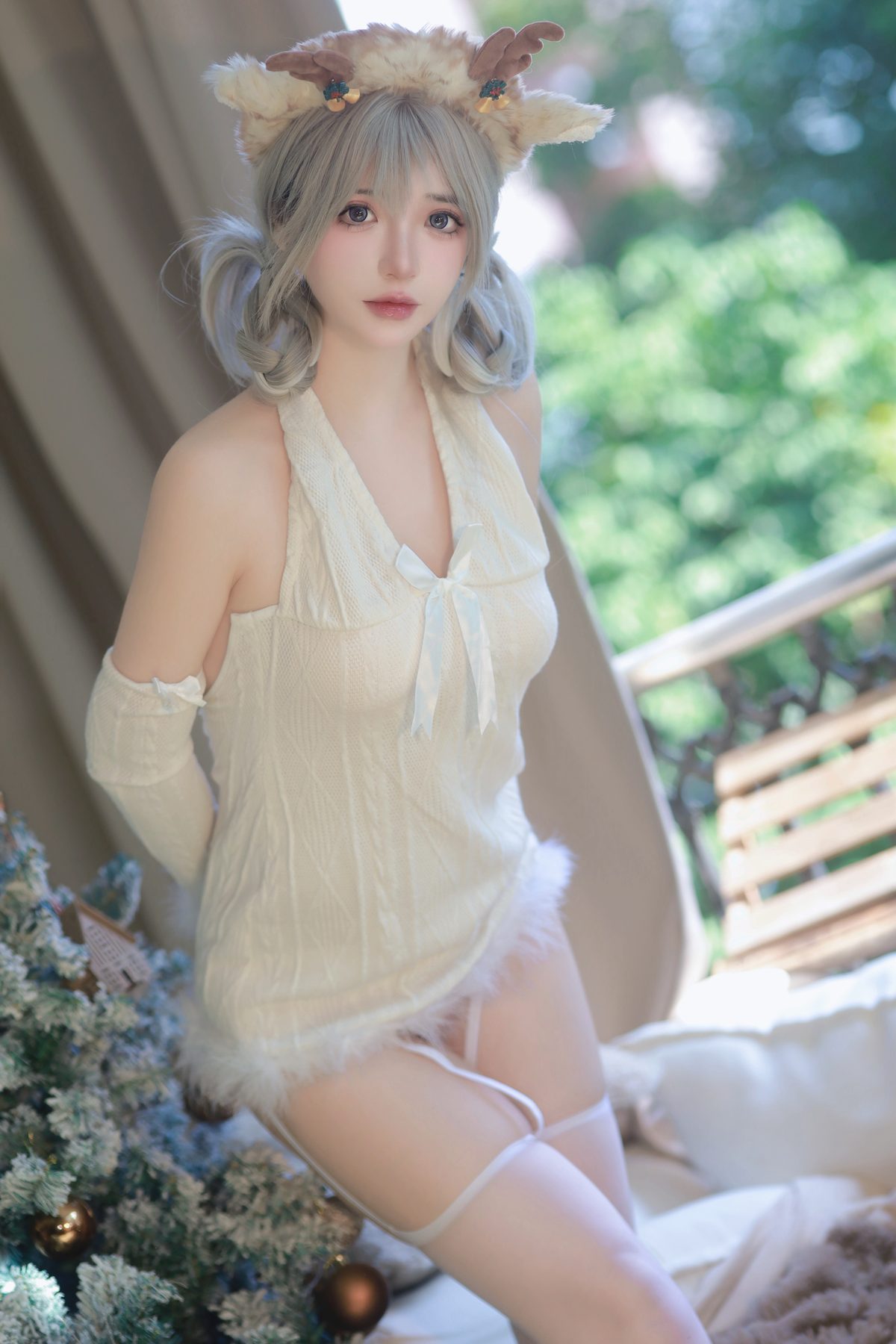 Coser@疯猫ss – 圣诞特典And白色毛衣 Part2