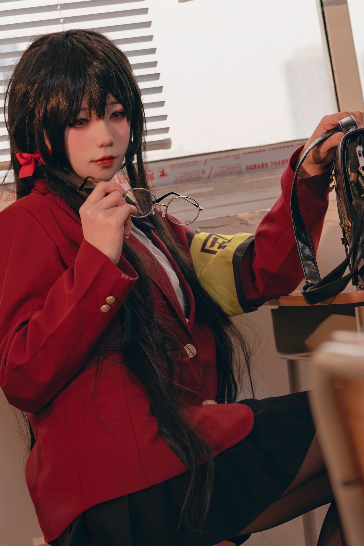 Cosplay 咬一口兔娘 风纪委员大凤 Set.01