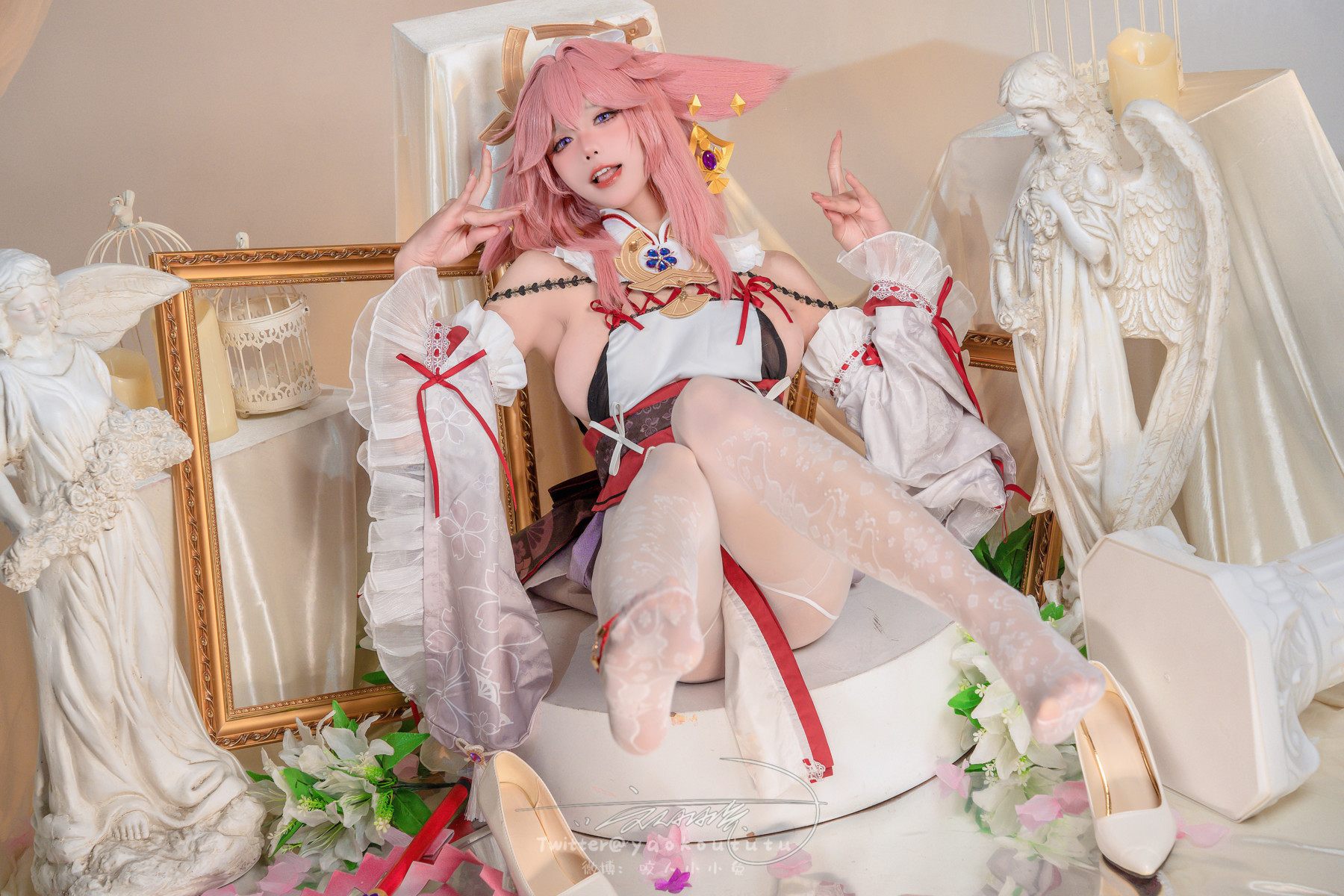 Cosplay 黏黏团子兔 春江水暖 神子贺岁 Set.01