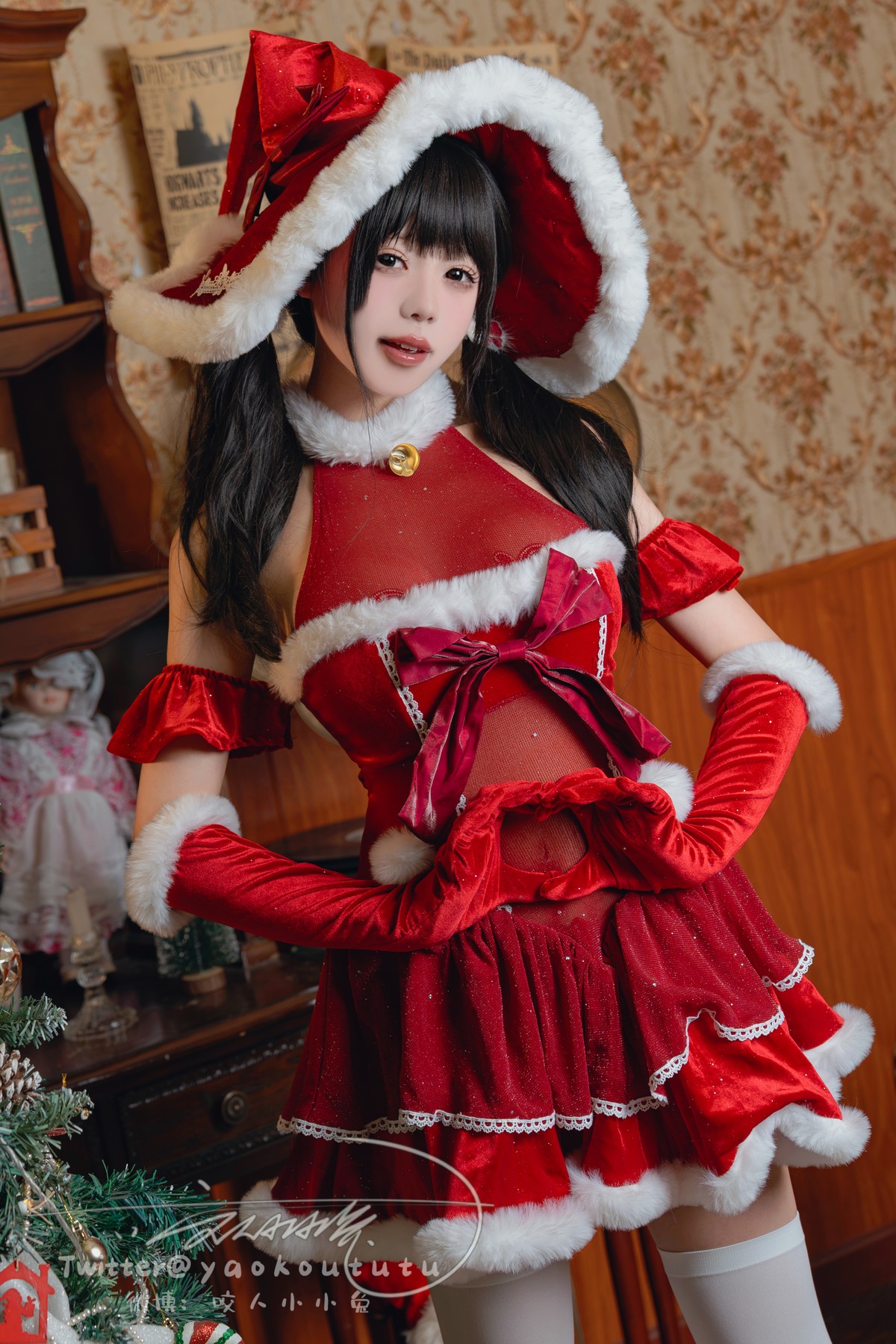 Cosplay 黏黏团子兔 魔女圣诞夜 Christmas Eve Set.01