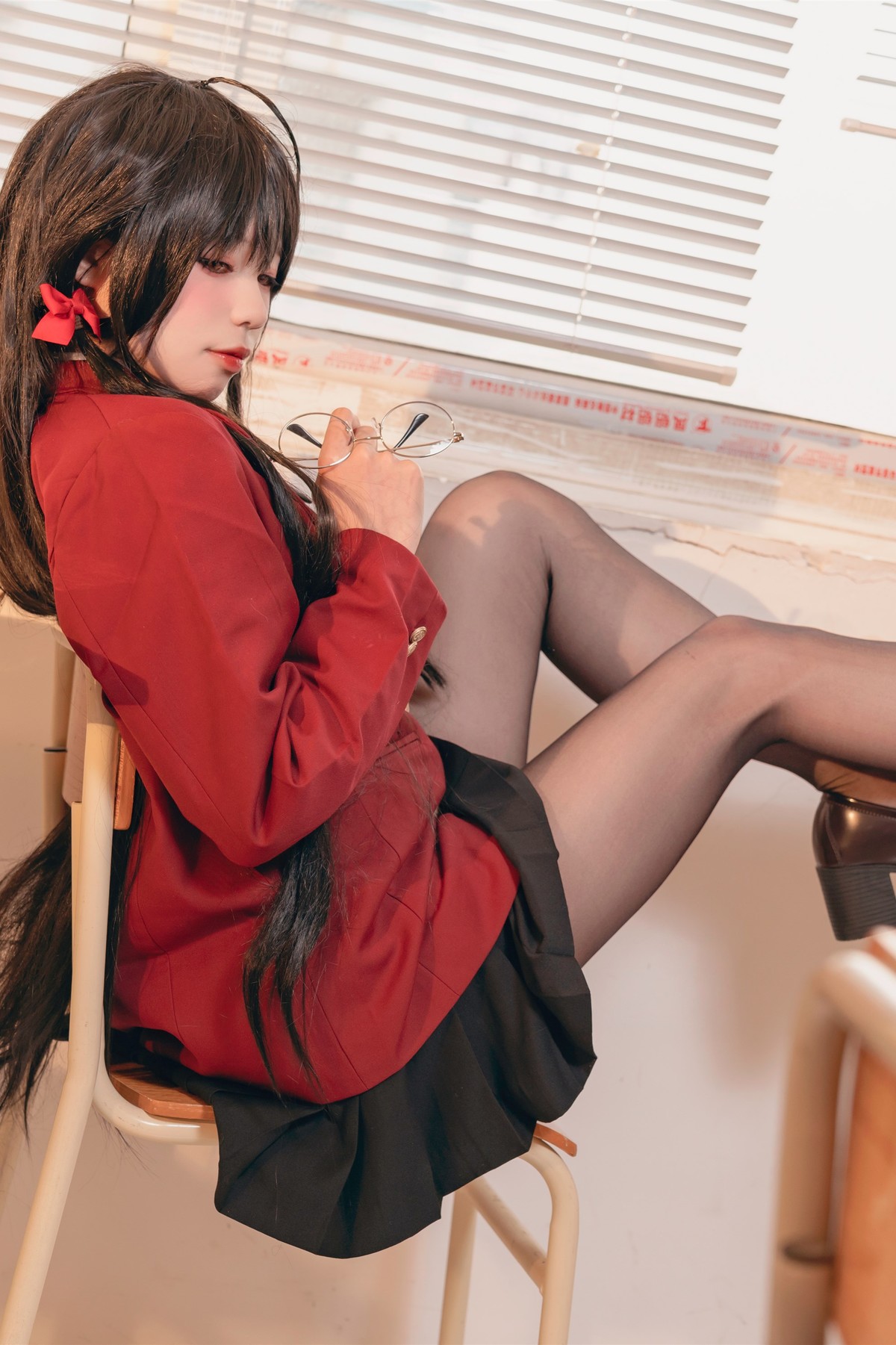 Cosplay 咬一口兔娘 风纪委员大凤 Set.01