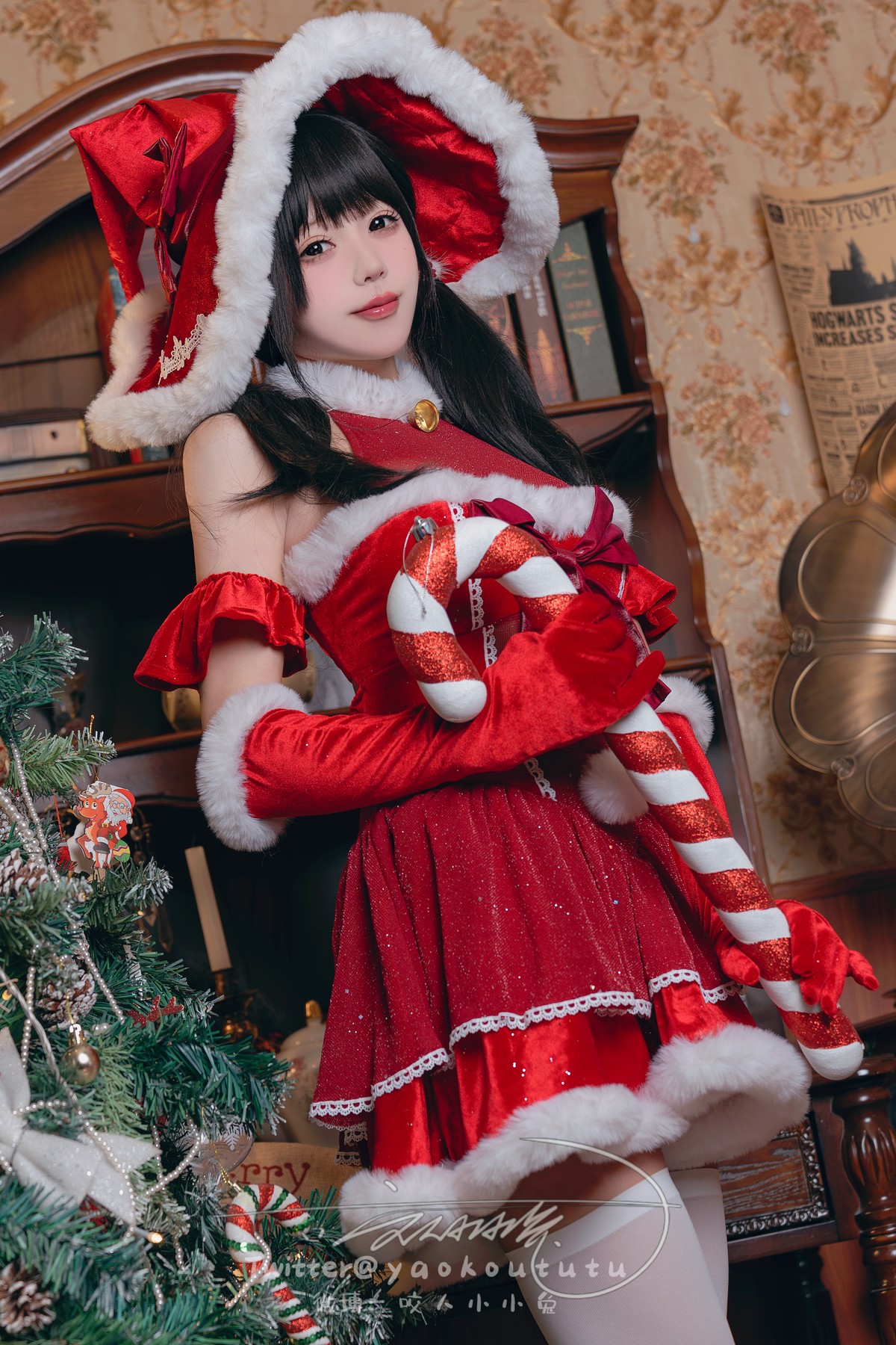 Cosplay 黏黏团子兔 魔女圣诞夜 Christmas Eve Set.01