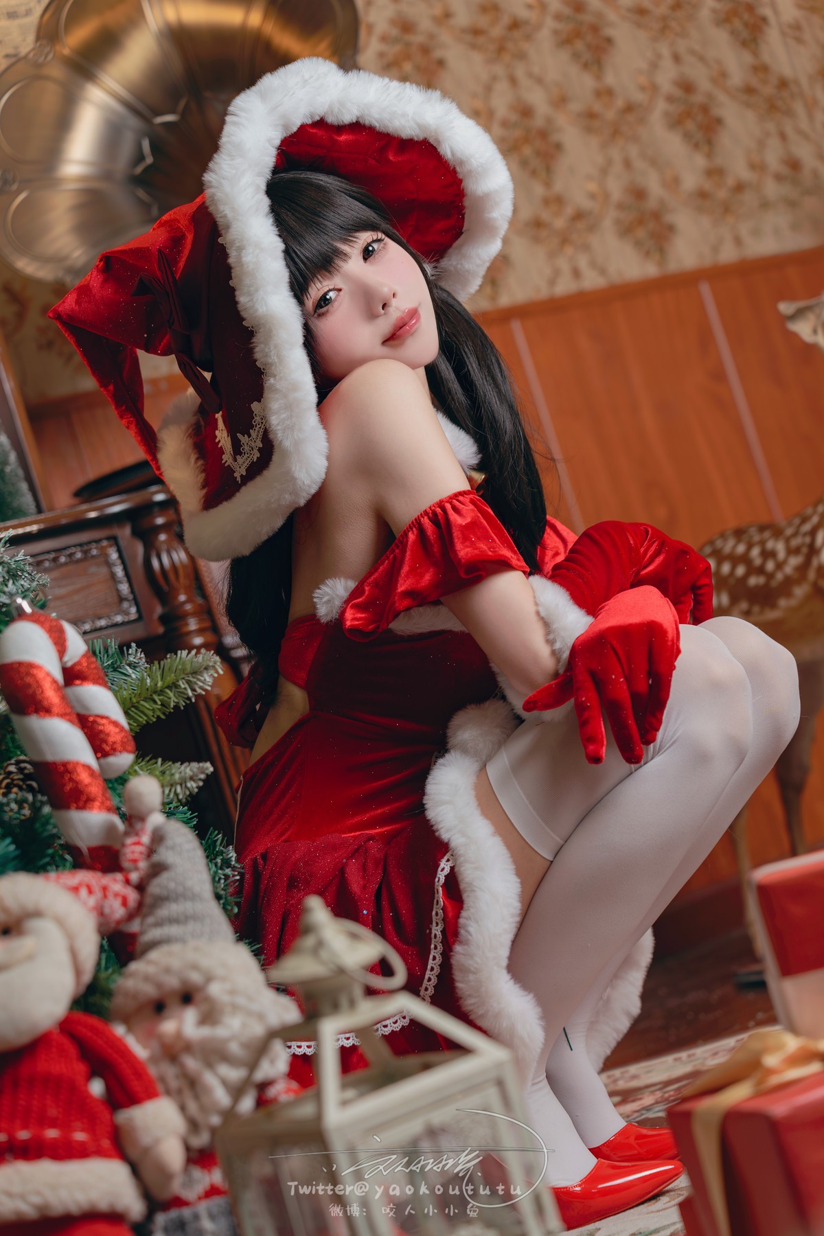 Cosplay 黏黏团子兔 魔女圣诞夜 Christmas Eve Set.01