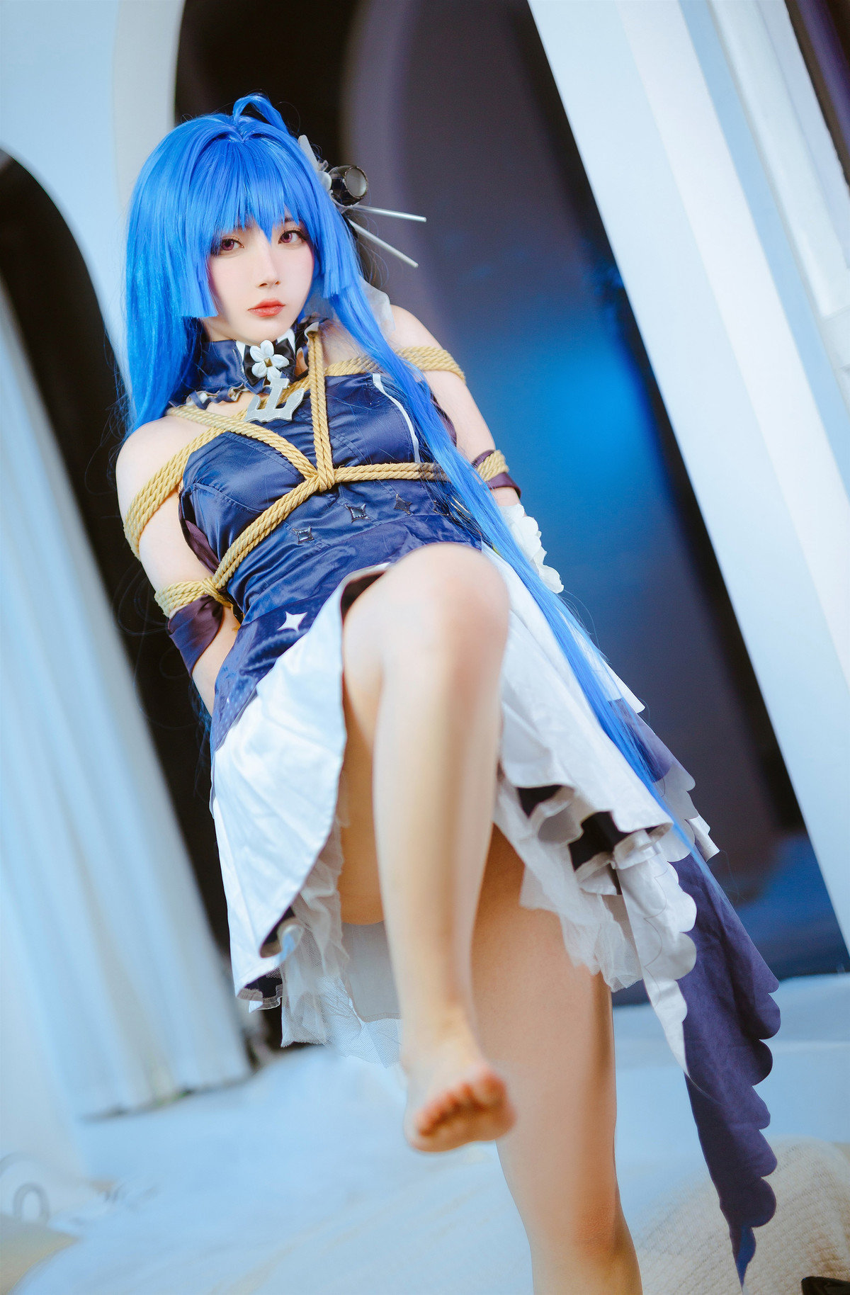 Cosplay 是三不是世w Nikke胜利女神 海伦娜捆绑 [48P]